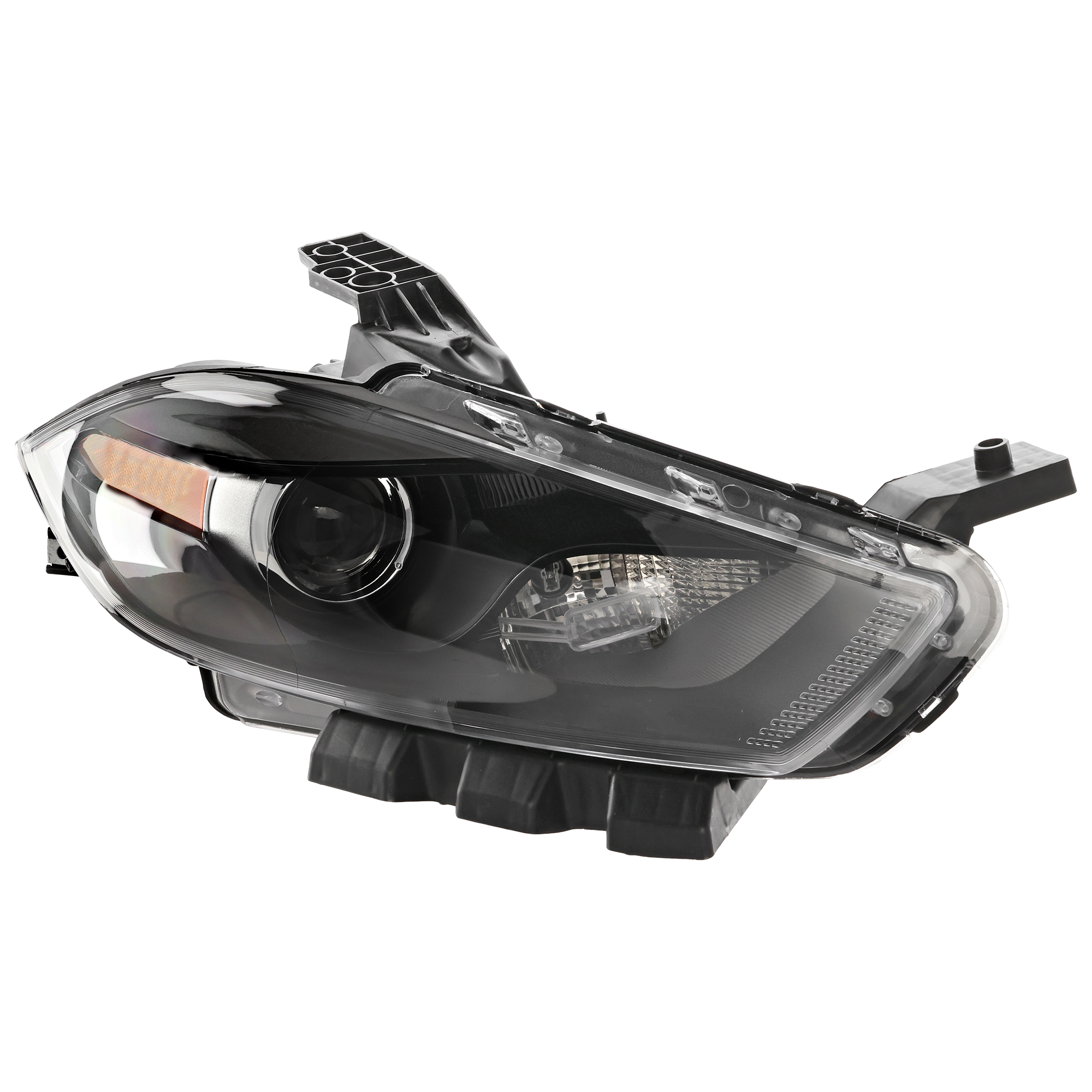Garage-Pro JCWREPD100159GP Headlight For Dodge Dart 13-16 Rh Lens and Housing Hid Black Interior