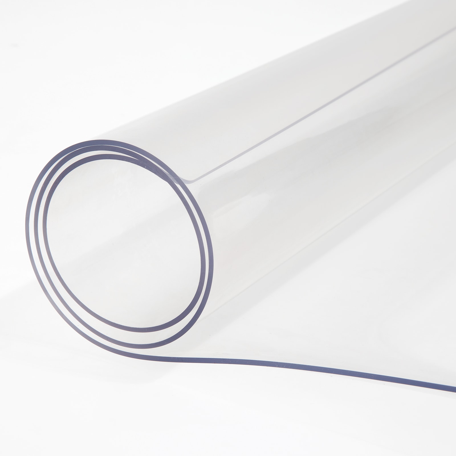 GIVIMO 42-in by 78-in 1.5-mm Clear PVC Rectangle Table Cover and Desk Mat Waterproof and 176-F Heat-Resistant for Dining Conference Tables #LW038GIVSS104