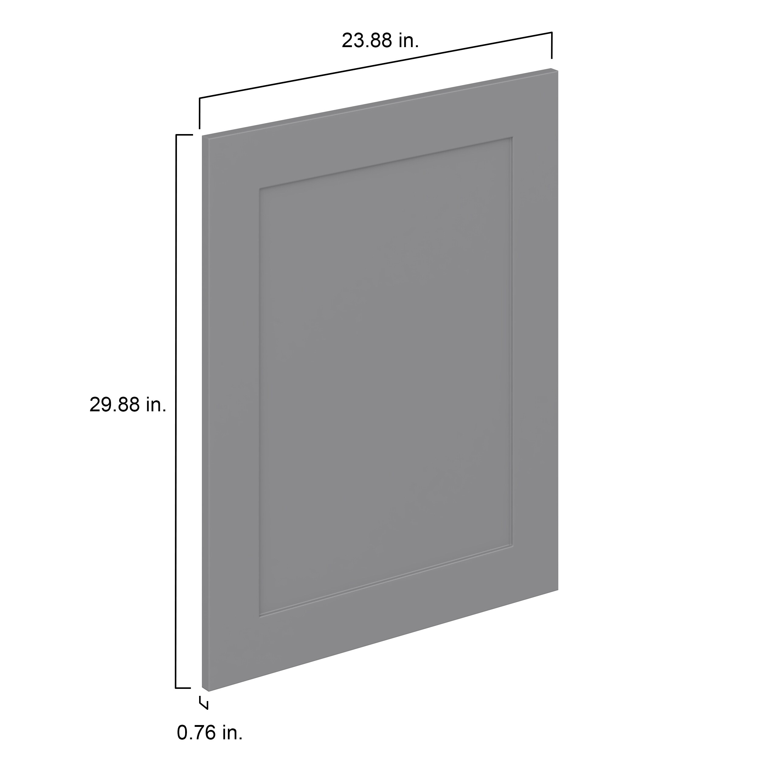 Hugo&Borg DSDR2430-BM Kitchen-Cabinet-Doors - View #4