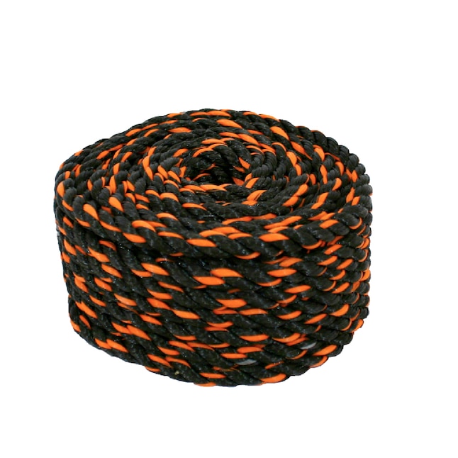 Lehigh .375-in x 50-ft Twisted Polypropylene Rope in the Packaged Rope  department at