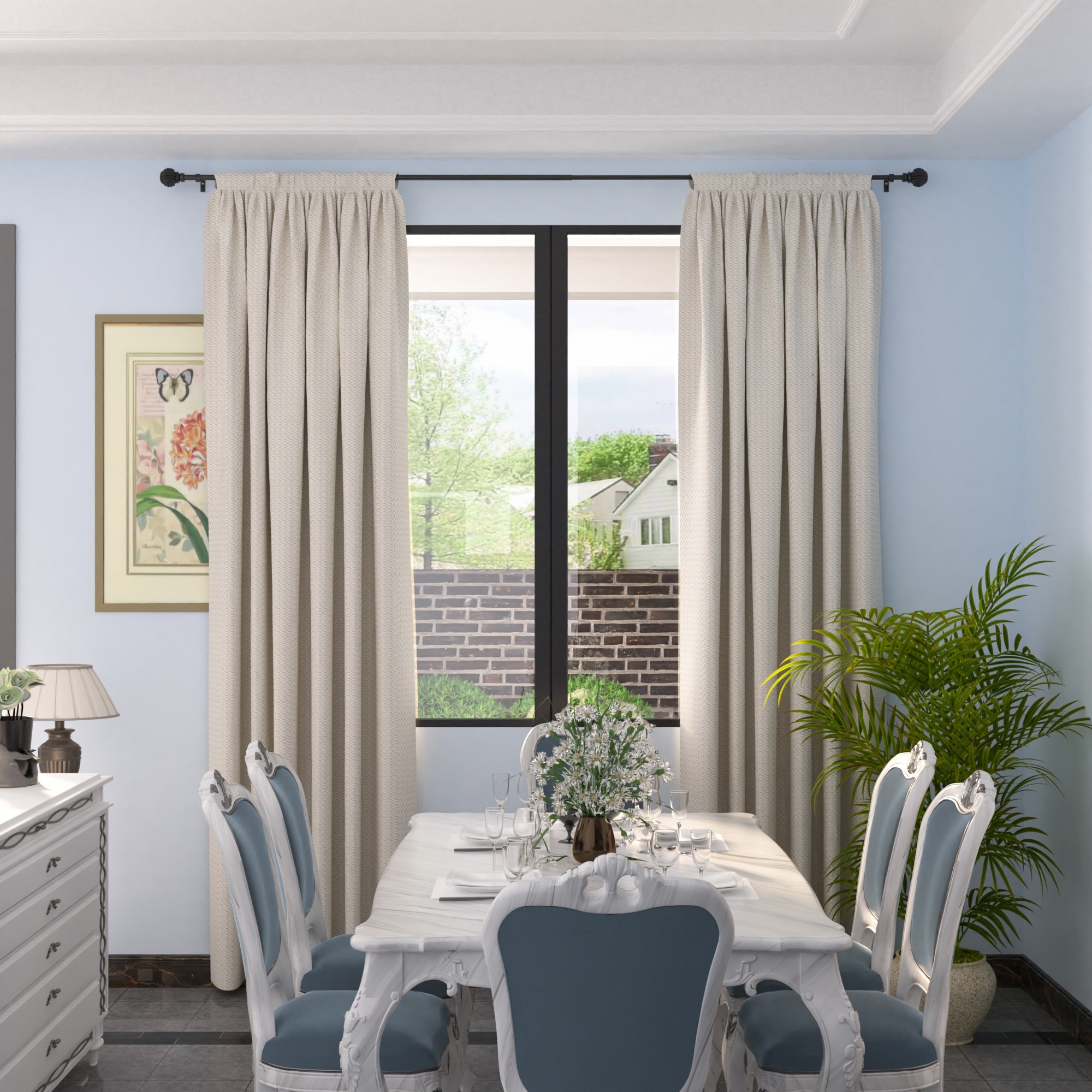 ACROMA 80048BK Curtain-Rods - View #4