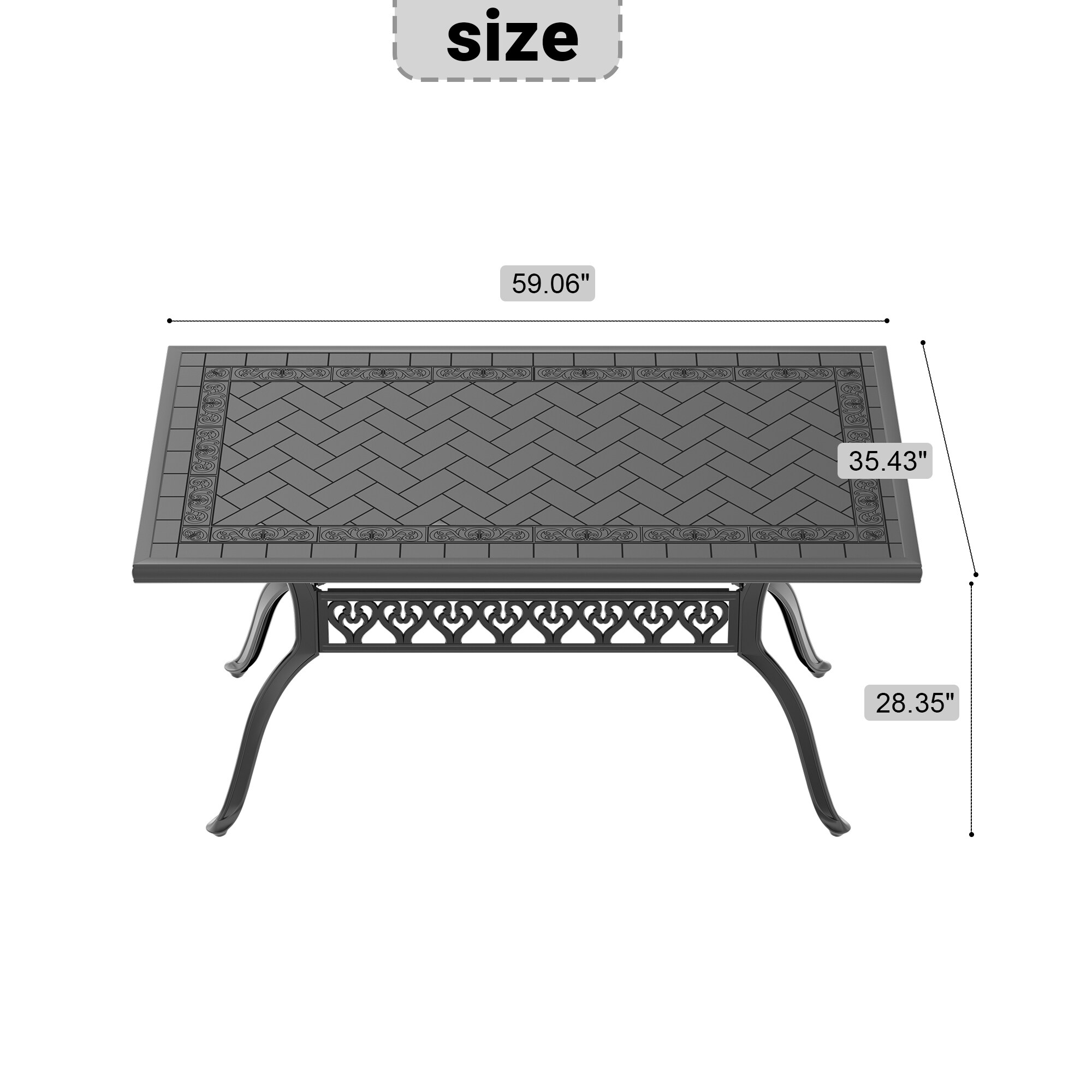 LUXEYARD DS-R-P166029 Patio-Tables - View #5