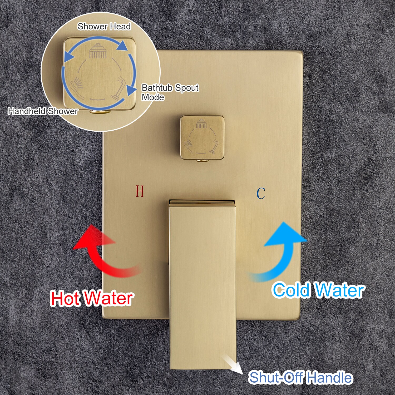 Rainlex RX97203BN-12 Tub-Shower-Faucets - View #5
