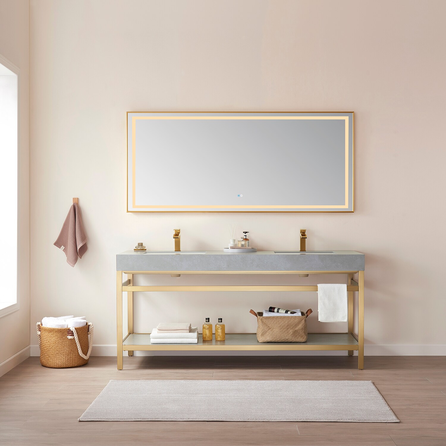 Vinnova 802572-LED-BG Framed-Bath-Mirrors - View #7