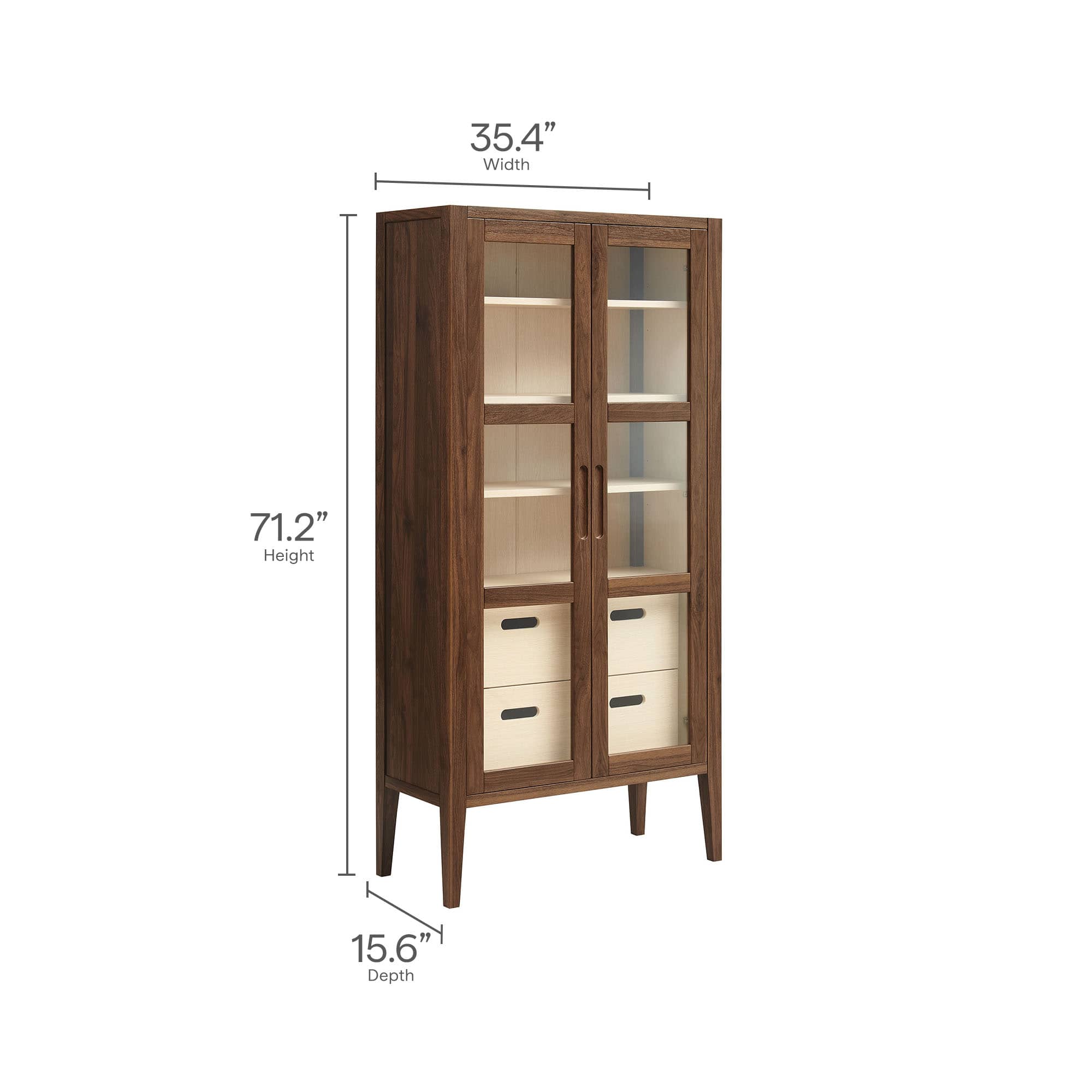 Modway EEI-7320-WAL-ASH Cabinets-Kitchen - View #3