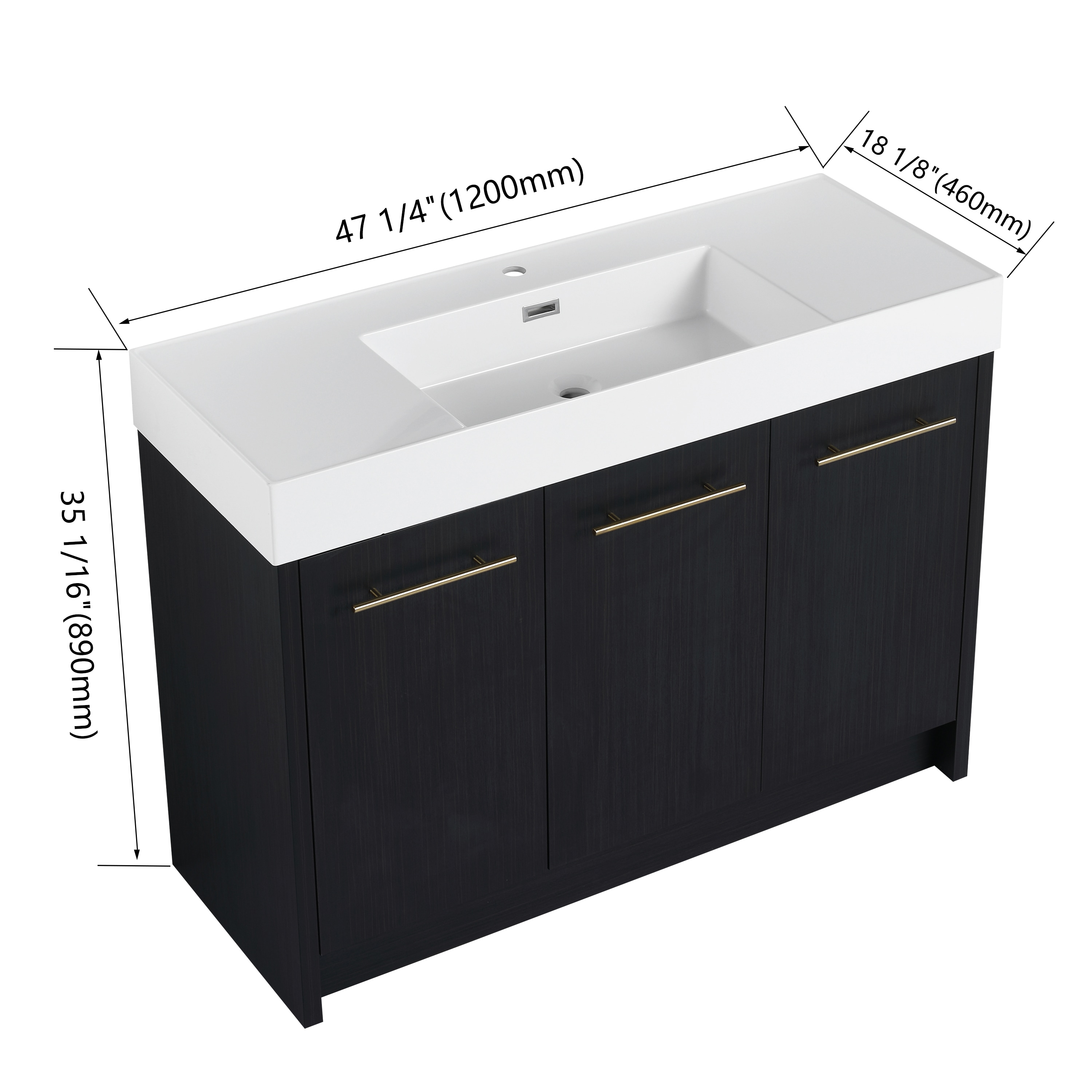 Forclover QNM-0148-WSG Bath-Vanity-Combo - View #4
