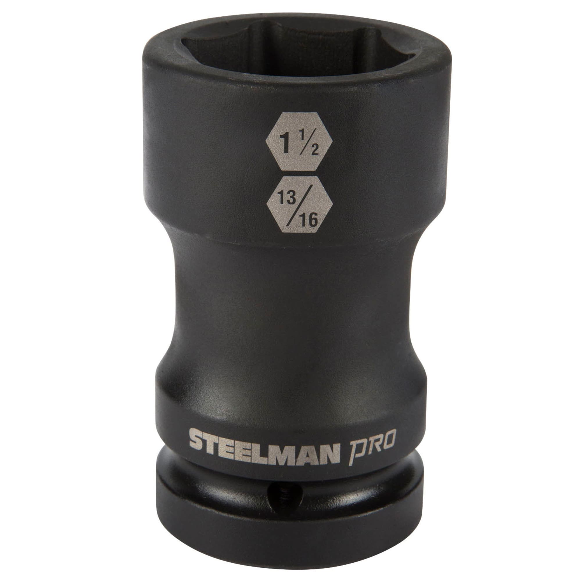 STEELMAN Standard (SAE) 1-in Drive 13/16-in; 1-1/2-in Budd Wheel  4-point;6-point Impact Socket at