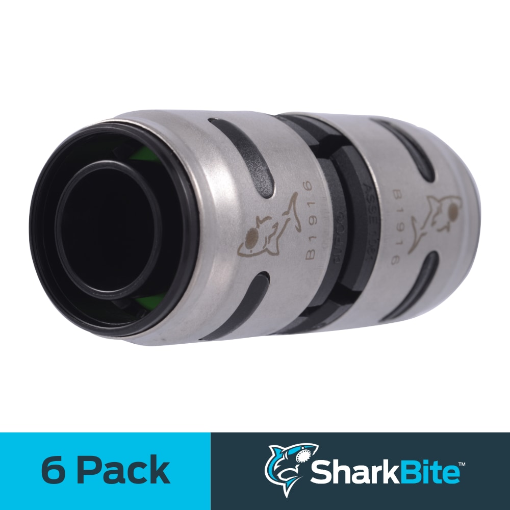 SharkBite K016Z6 EvoPEX 3/4-in Push-to-Connect Coupling (6-Pack)