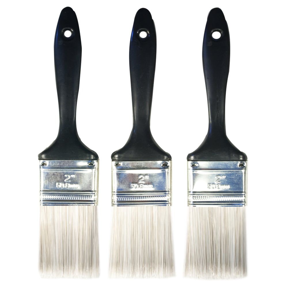 Project Source 90306 3-Pack Paint Brush (Wall Brush)