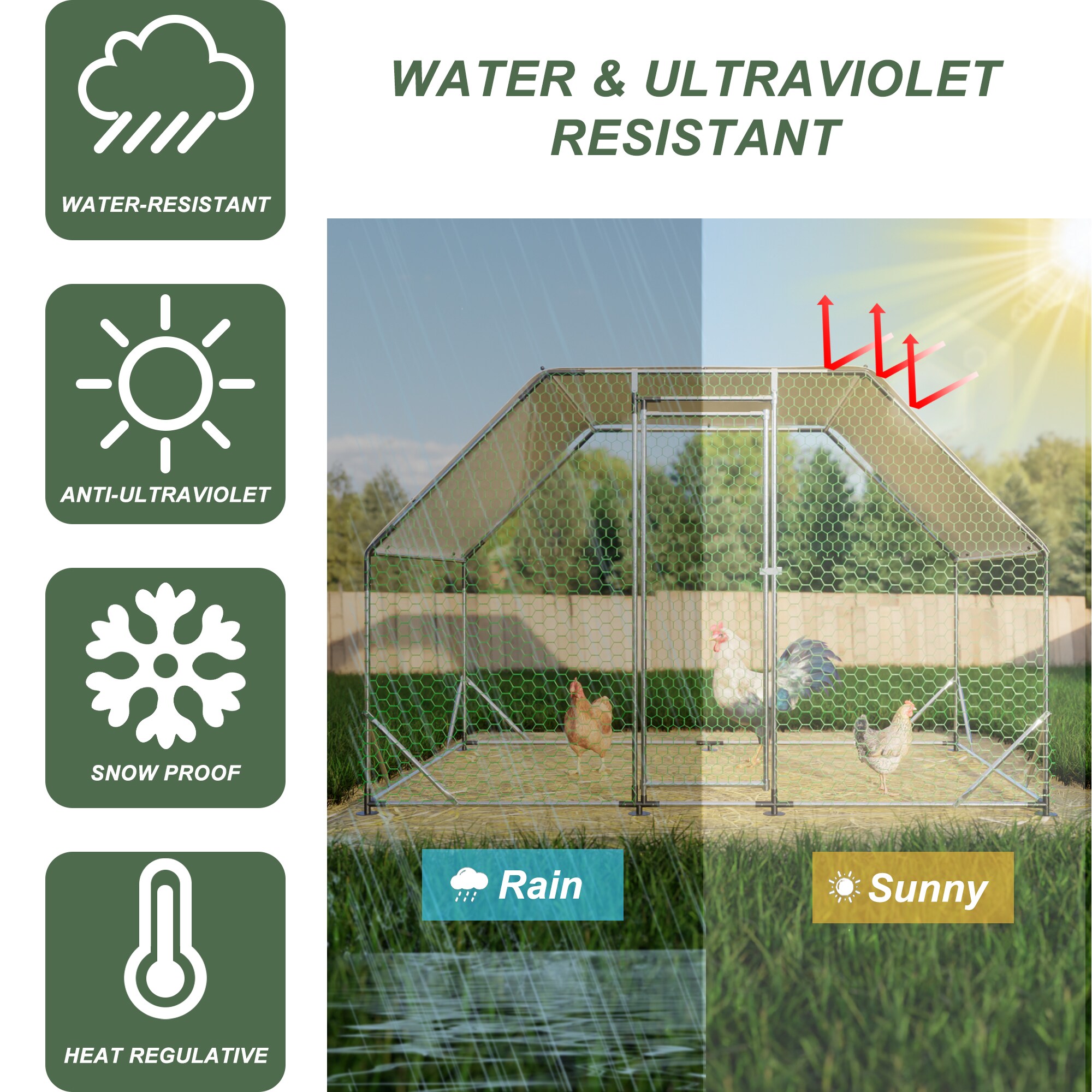 GDFStudio 329399 Chicken-Coops-Rabbit-Hutches - View #5