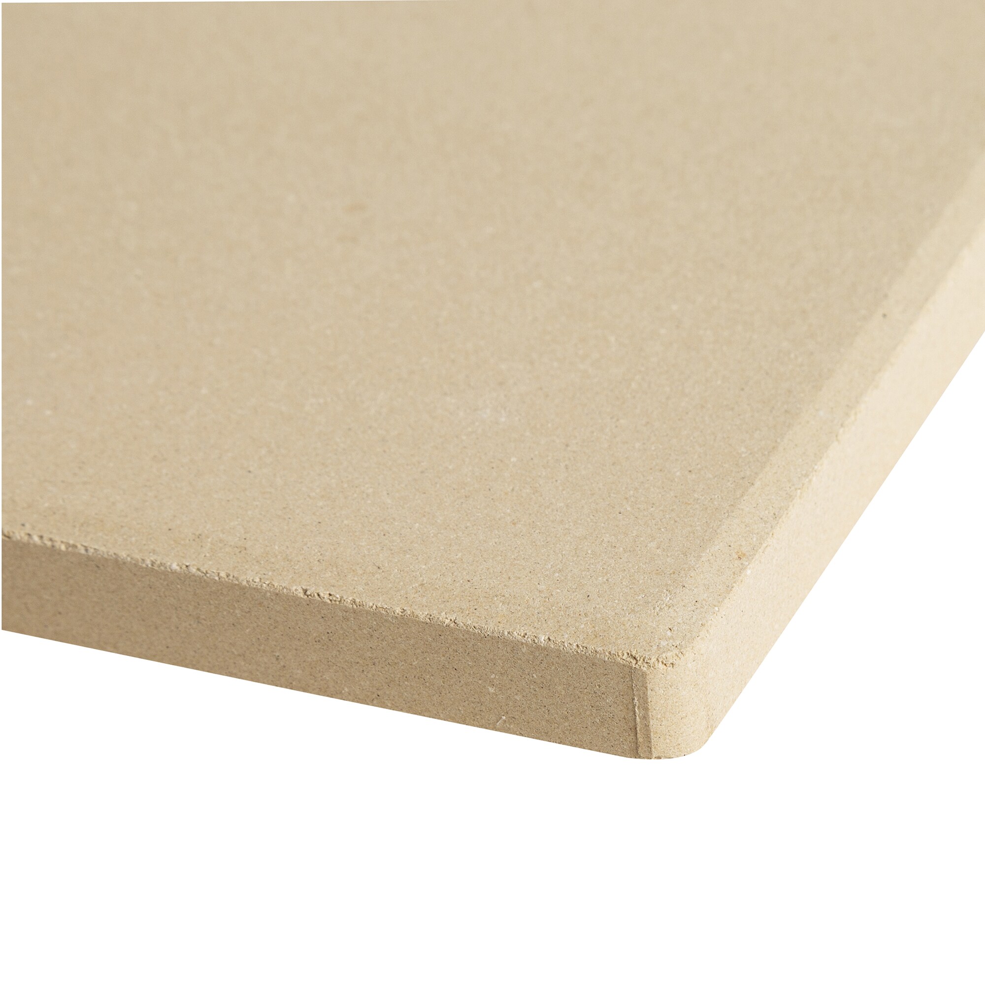 Old Stone Beige Cordierite Rectangle Pizza Stone, 14x16-Inch