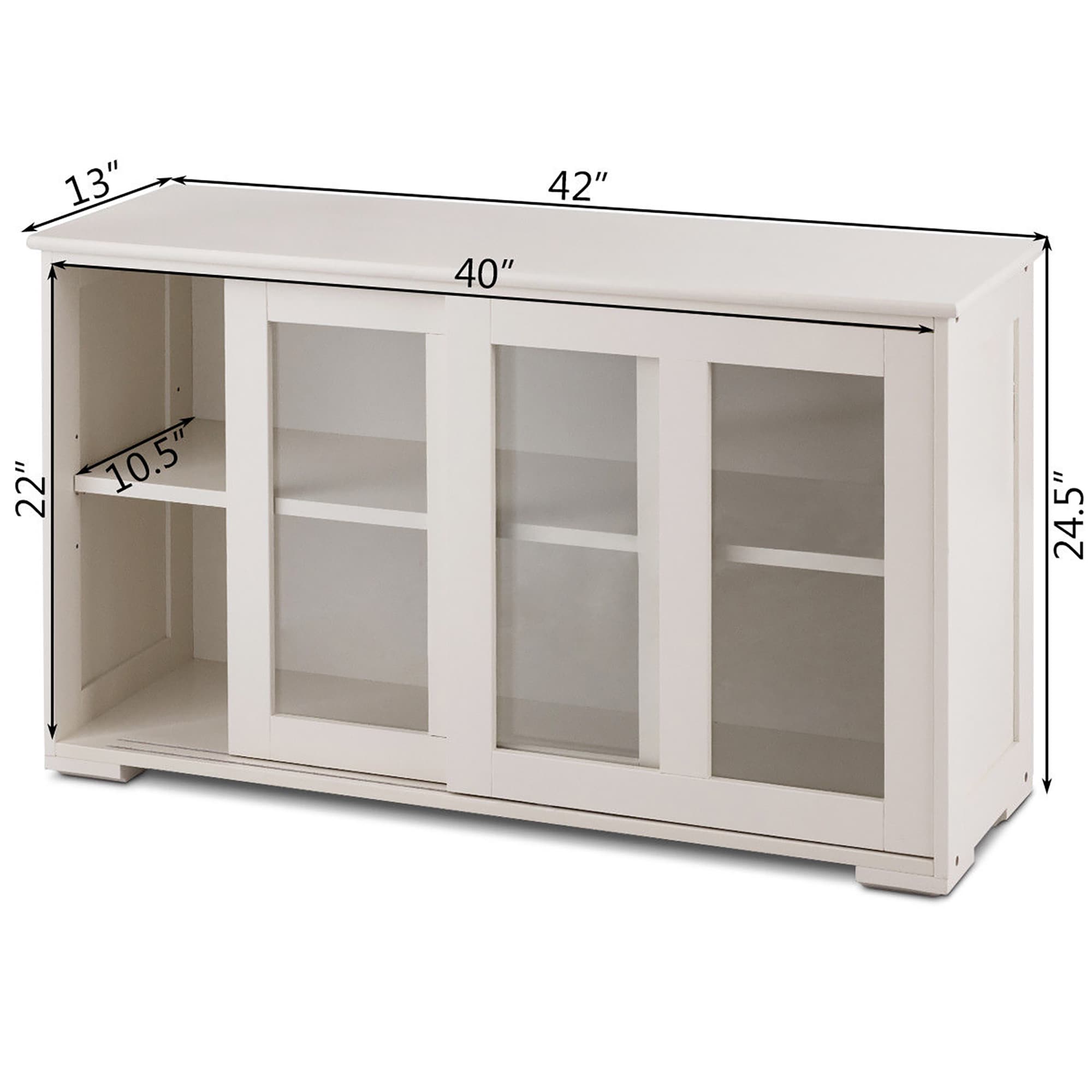 Costway SXL00061 Utility-Storage-Cabinets - View #2