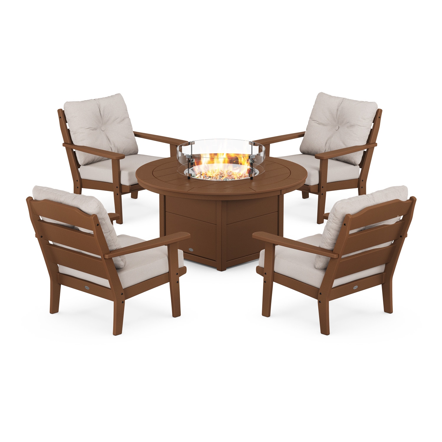 allen + roth by POLYWOOD PWS734-2-TE145999 Patio-Conversation-Sets - View #2
