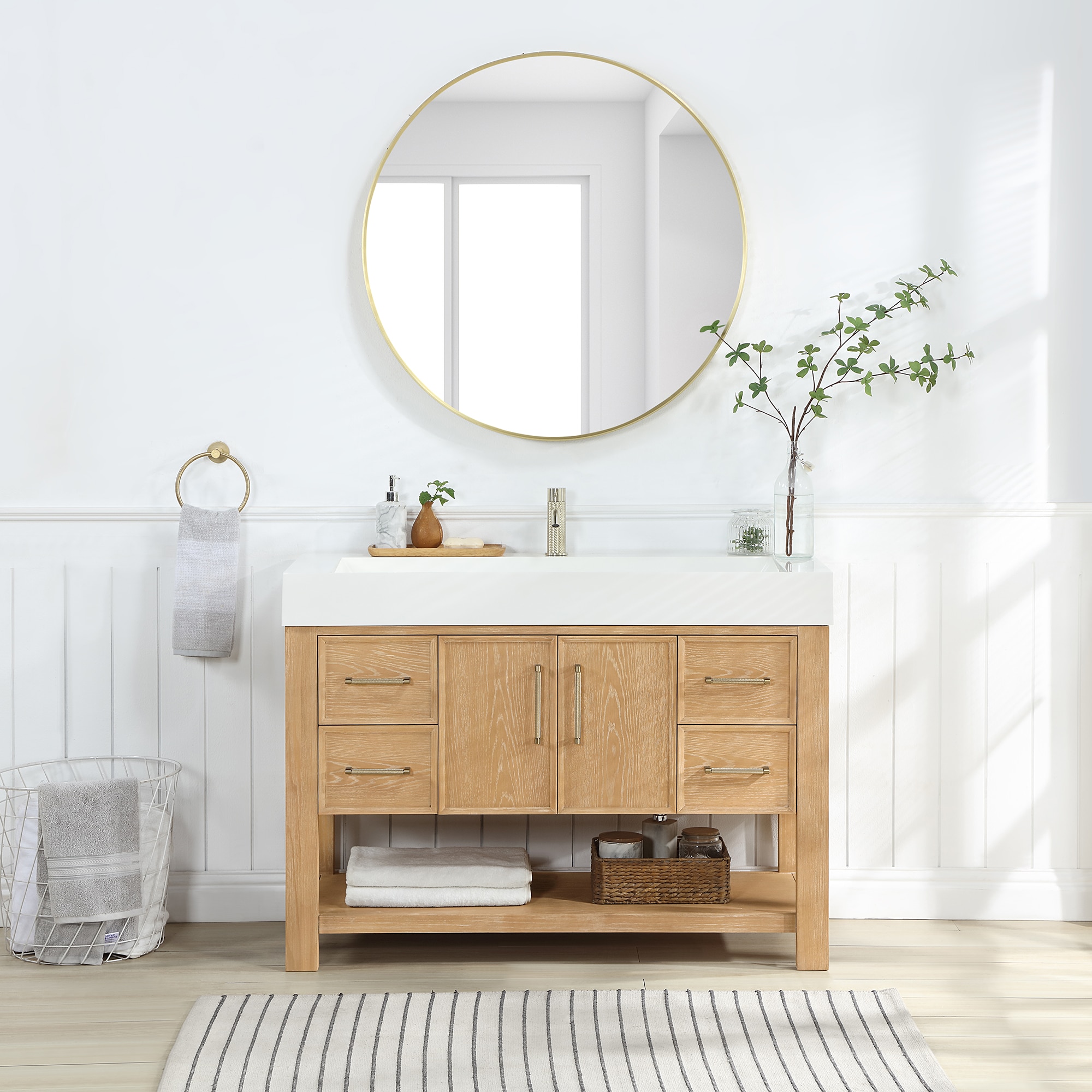 Vinnova 707148-WA-WH Bath-Vanity-Combo - View #3