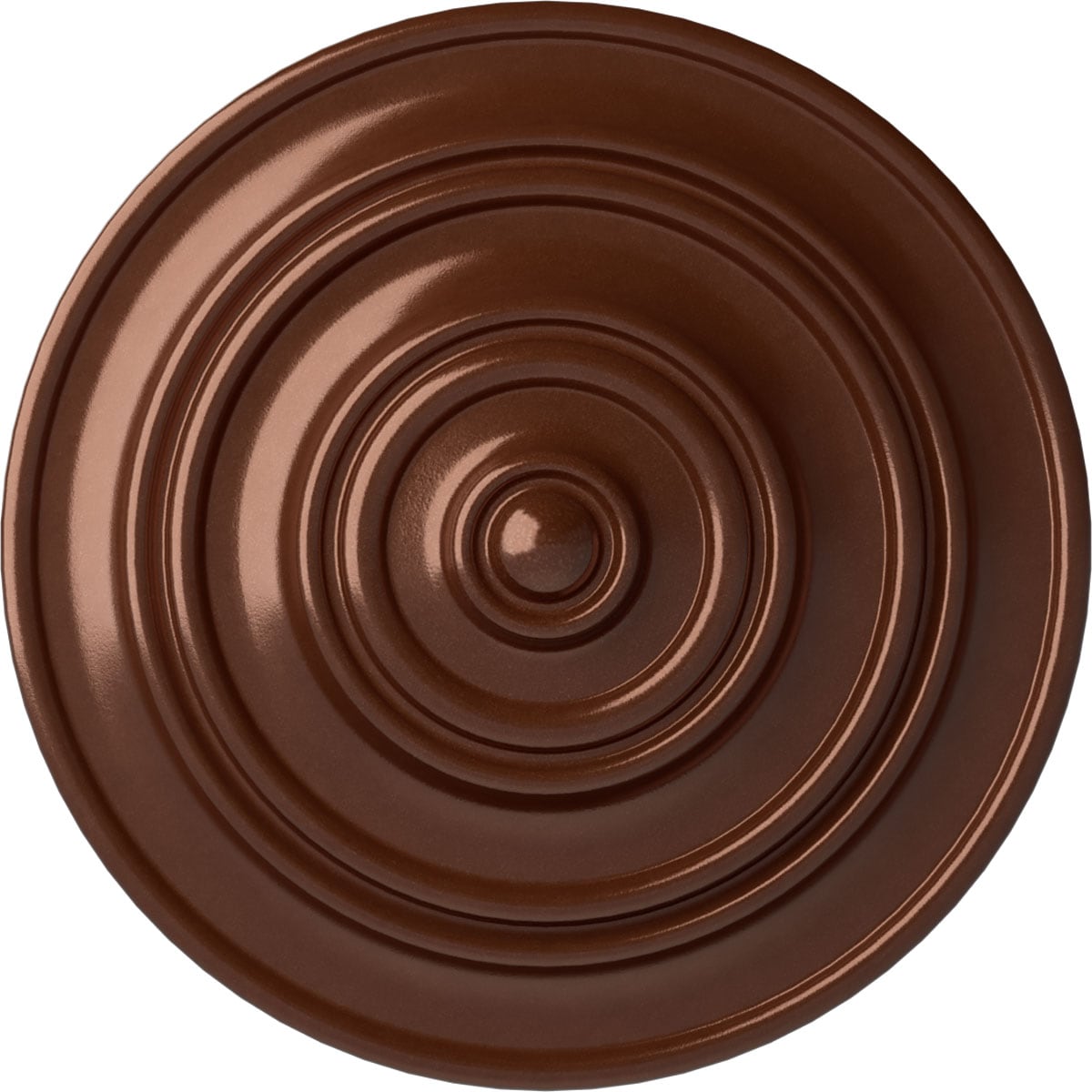 Ekena Millwork CM13CLCPS Classic 13.25-in W x 13.25-in L Painted Copper Penny Polyurethane Whole Ceiling Medallion