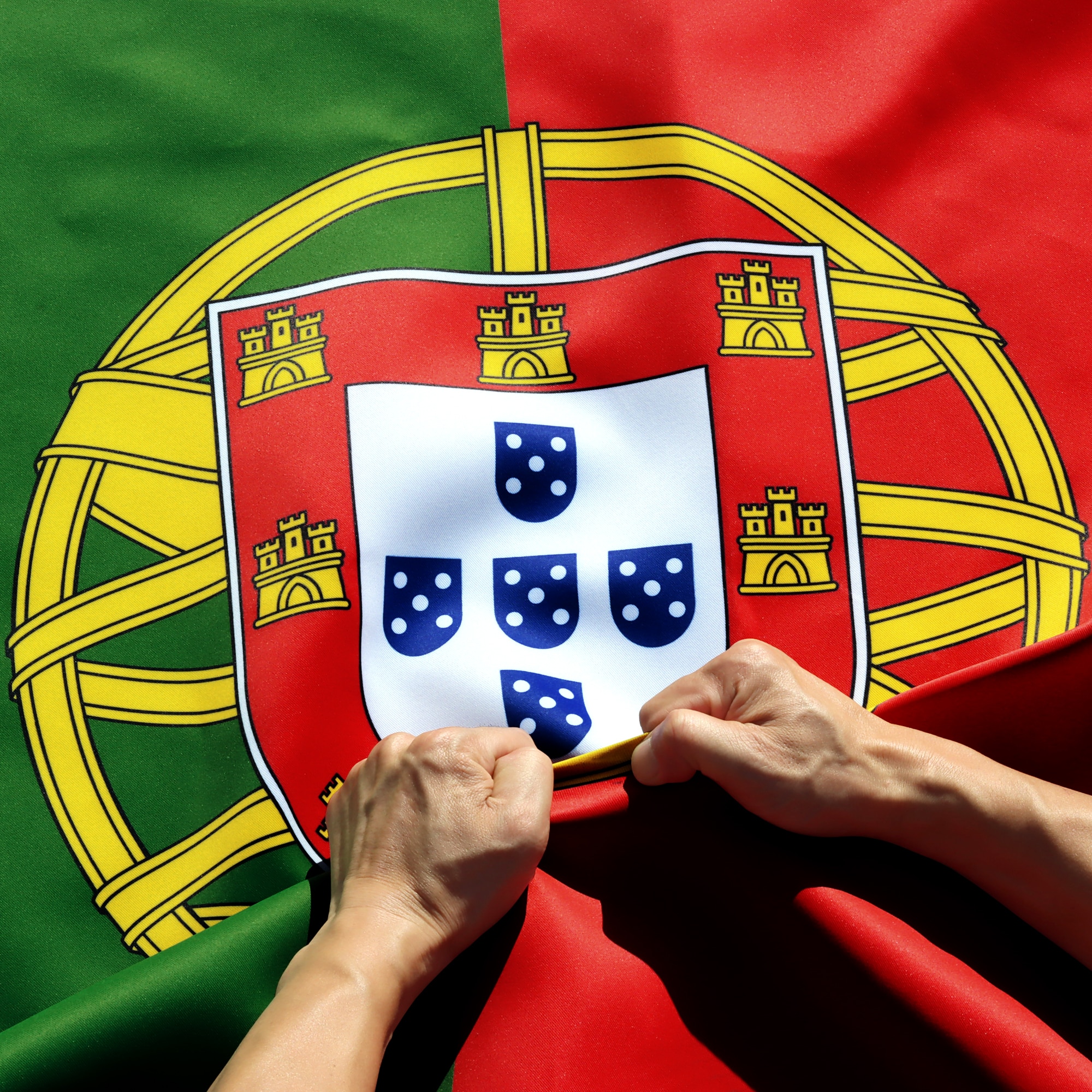 Rip-Proof Double Sided 3-Ply Portugal Flag with Grommets