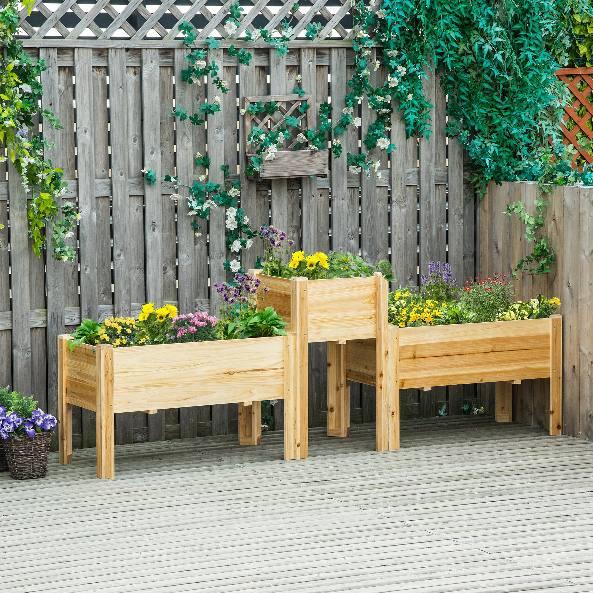 AHIOU HOME ZAAHG-P217243GB Raised-Planter-Boxes - View #2