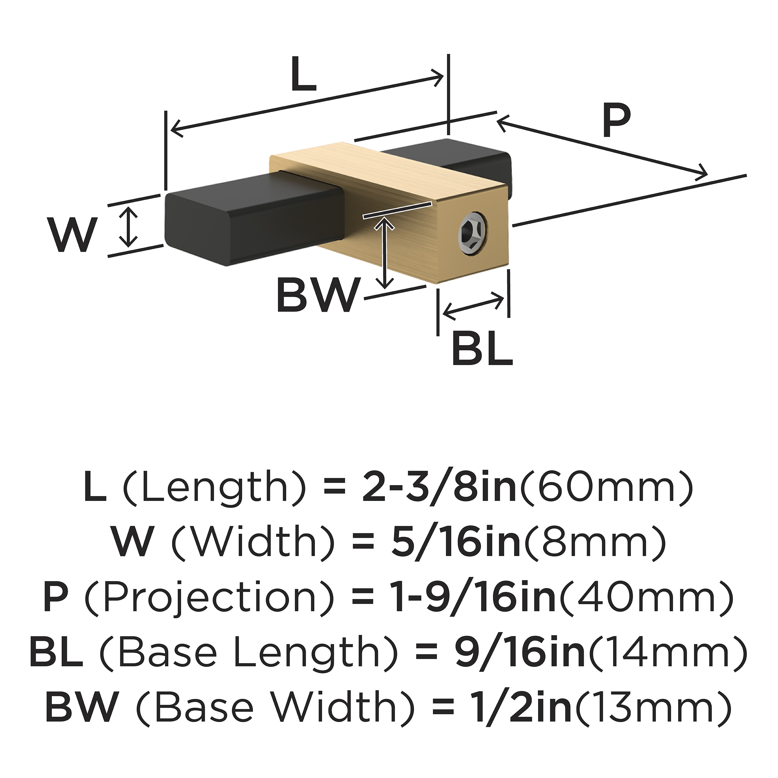 Amerock BP36720MBCZ Cabinet-Knobs - View #4