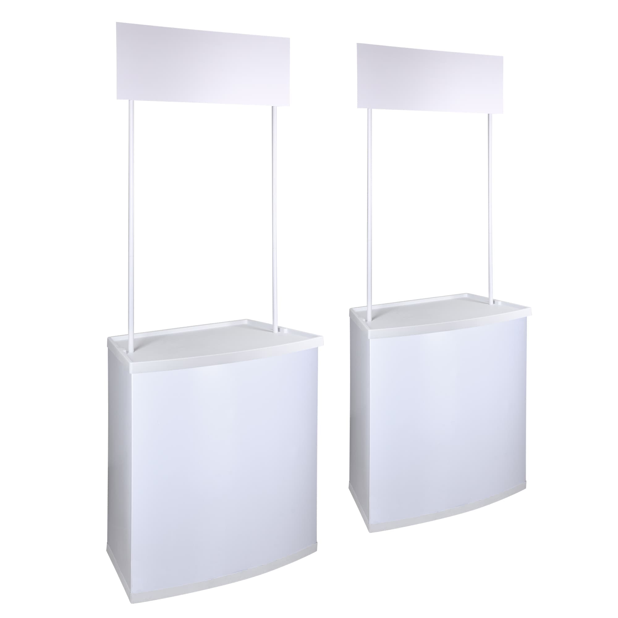 Yescom 35PDM006-PP-07X2-LO Portable Promotion Counter Table Foldable Booth Kiosk Trade Show Display 2 Pack