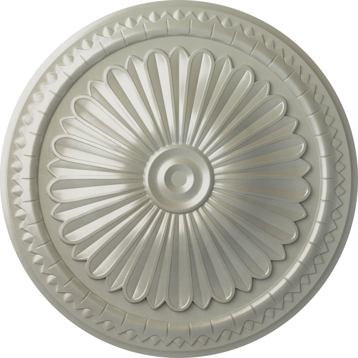 Ekena Millwork CM14AXFCS Alexa 15-in W x 15-in L Painted Flash Copper Polyurethane Whole Ceiling Medallion