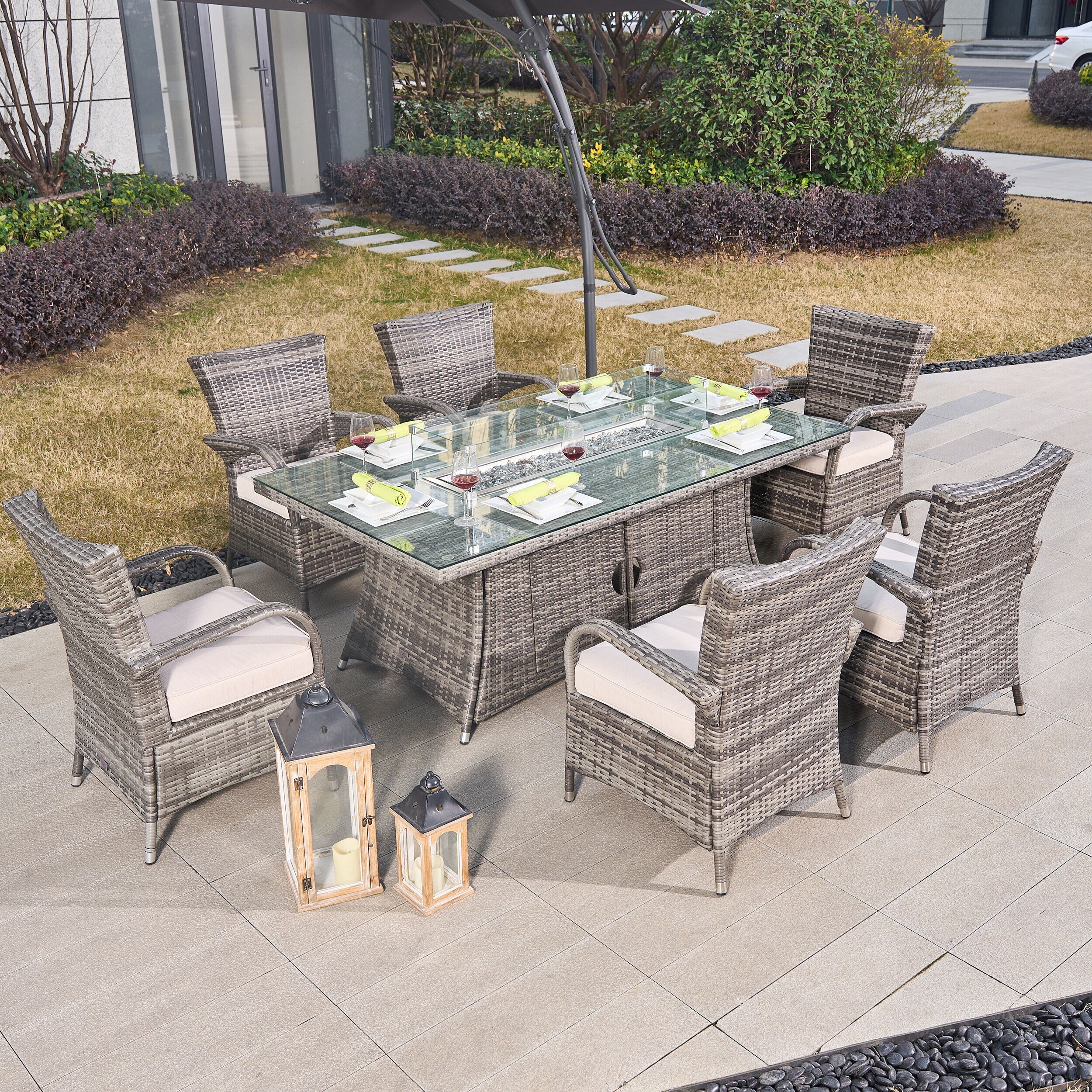 Moda Furnishings 1106R-1122-G Patio-Dining-Sets - View #4