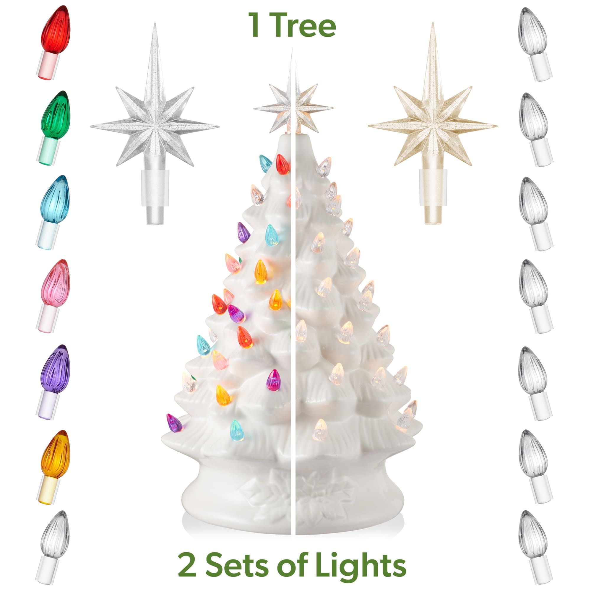 Casafield SZN-TR-949-WHT Artificial-Christmas-Trees - View #2