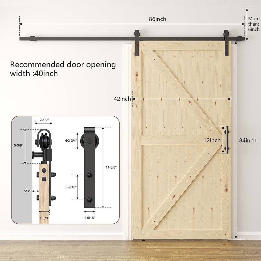 LOVMOR BD-F8F30046E1-42 Barn-Doors - View #5