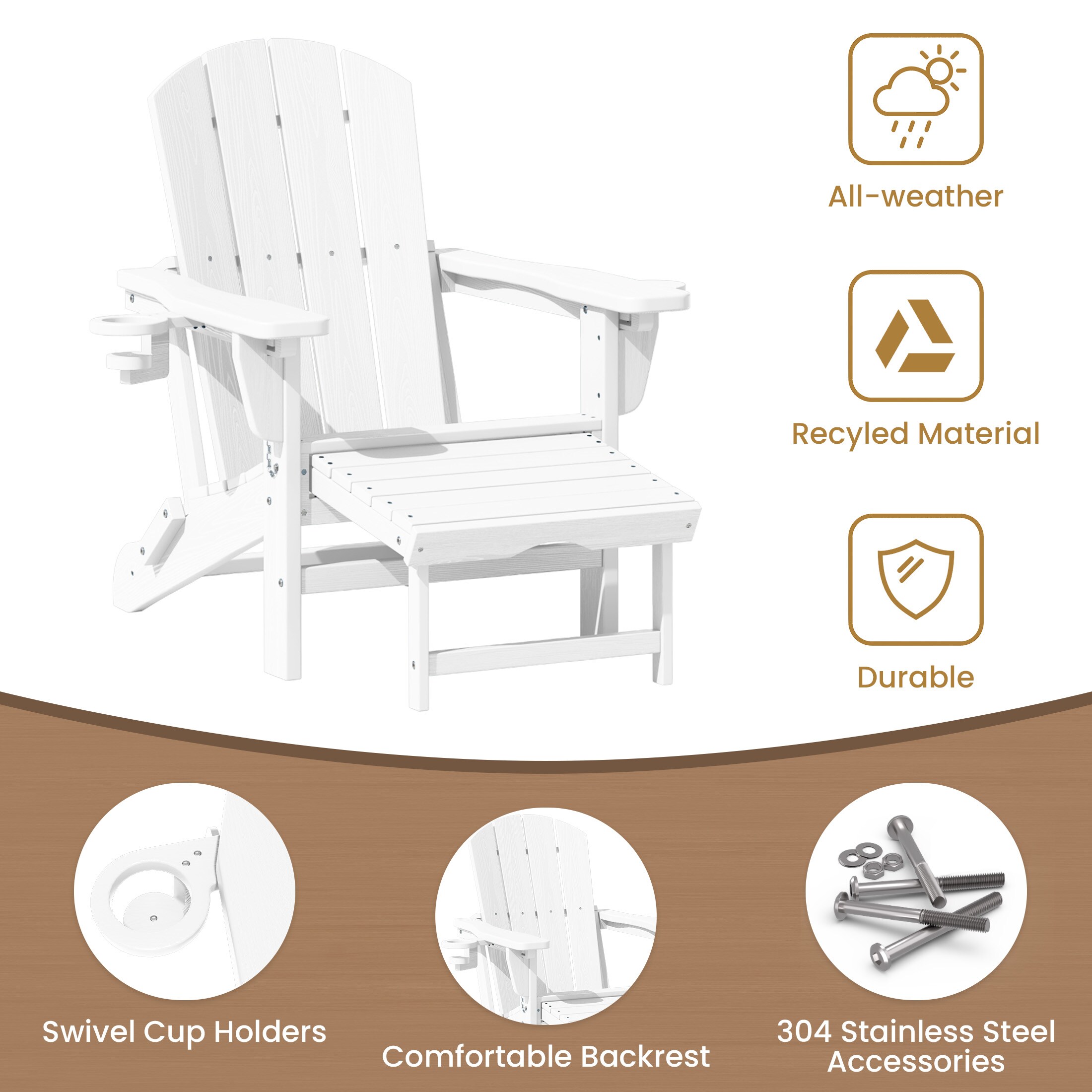 VOUA AK-CLGJ-WE Patio-Chairs - View #5