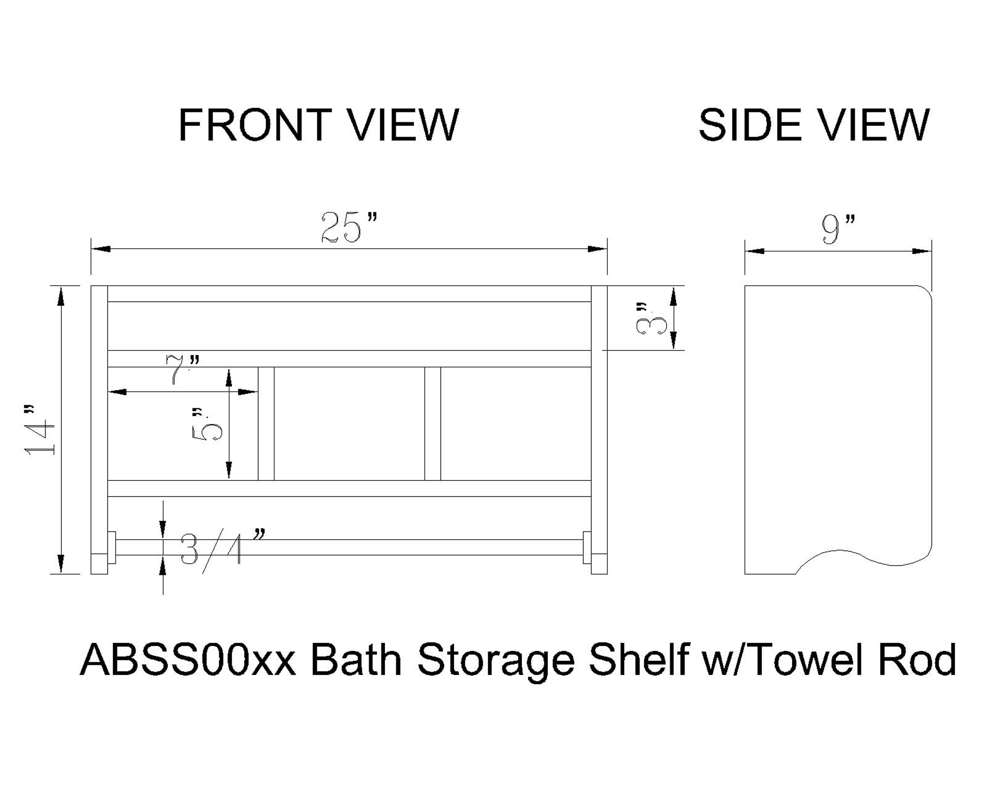 Alaterre Furniture ABSS0050 Bathroom-Shelves - View #13