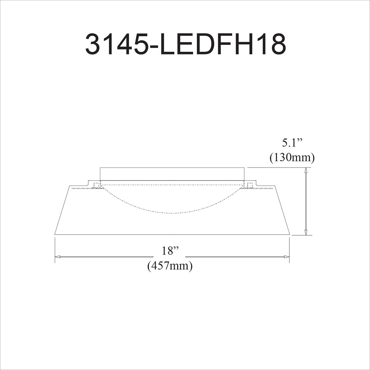Dainolite 3145-LEDP18-CL-MW Pendant-Lights - View #2