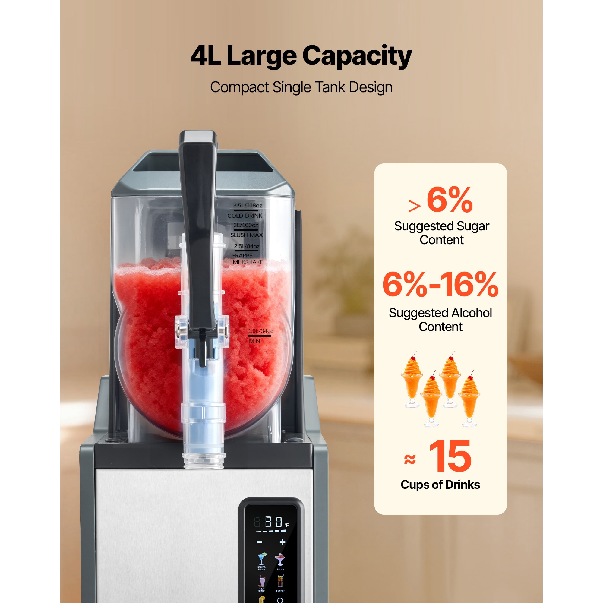 VEVOR SCCGXXRJ25X114936V1 Frozen-Drink-Makers - View #4