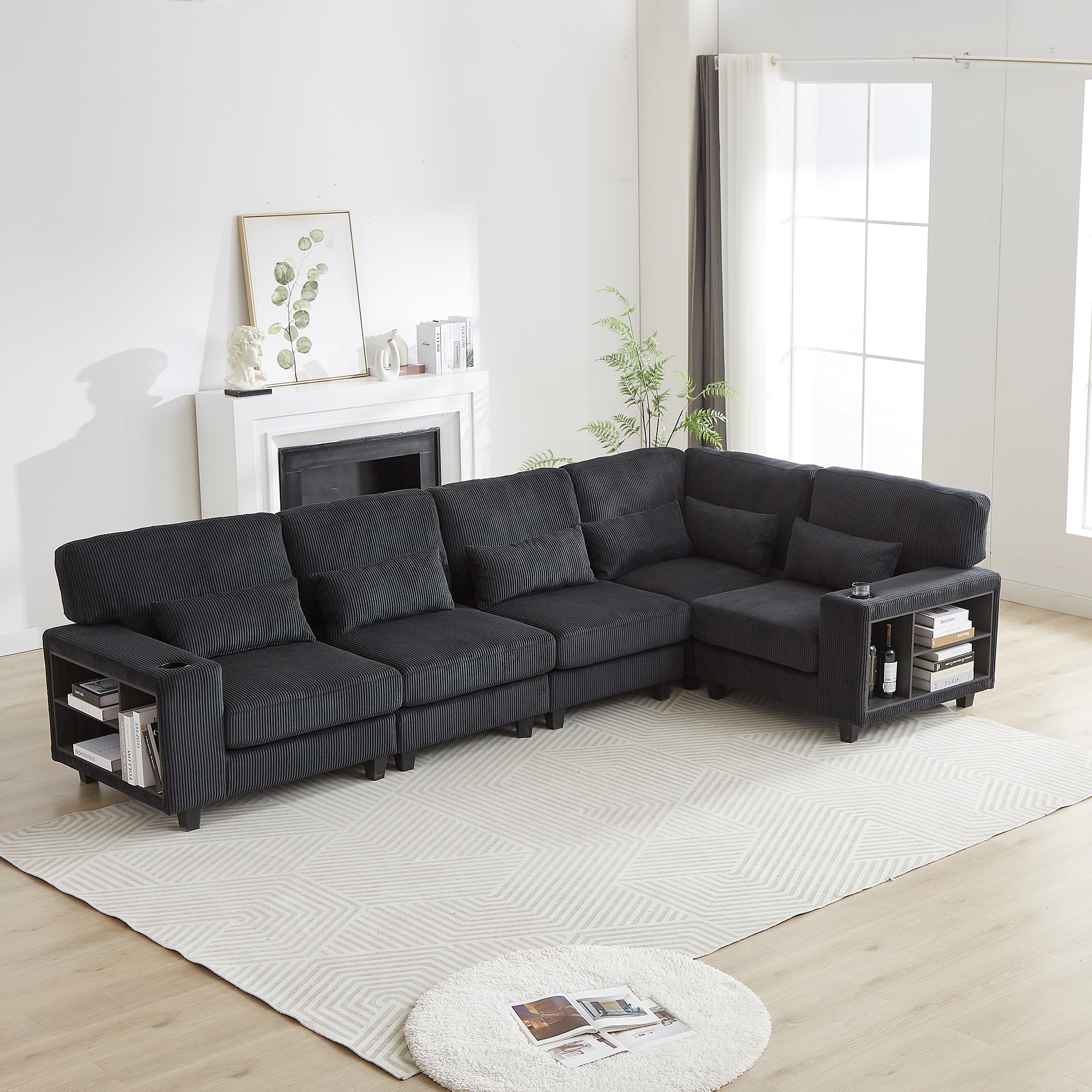 SINOFURN SYA020312BK Sofas-Loveseats - View #12
