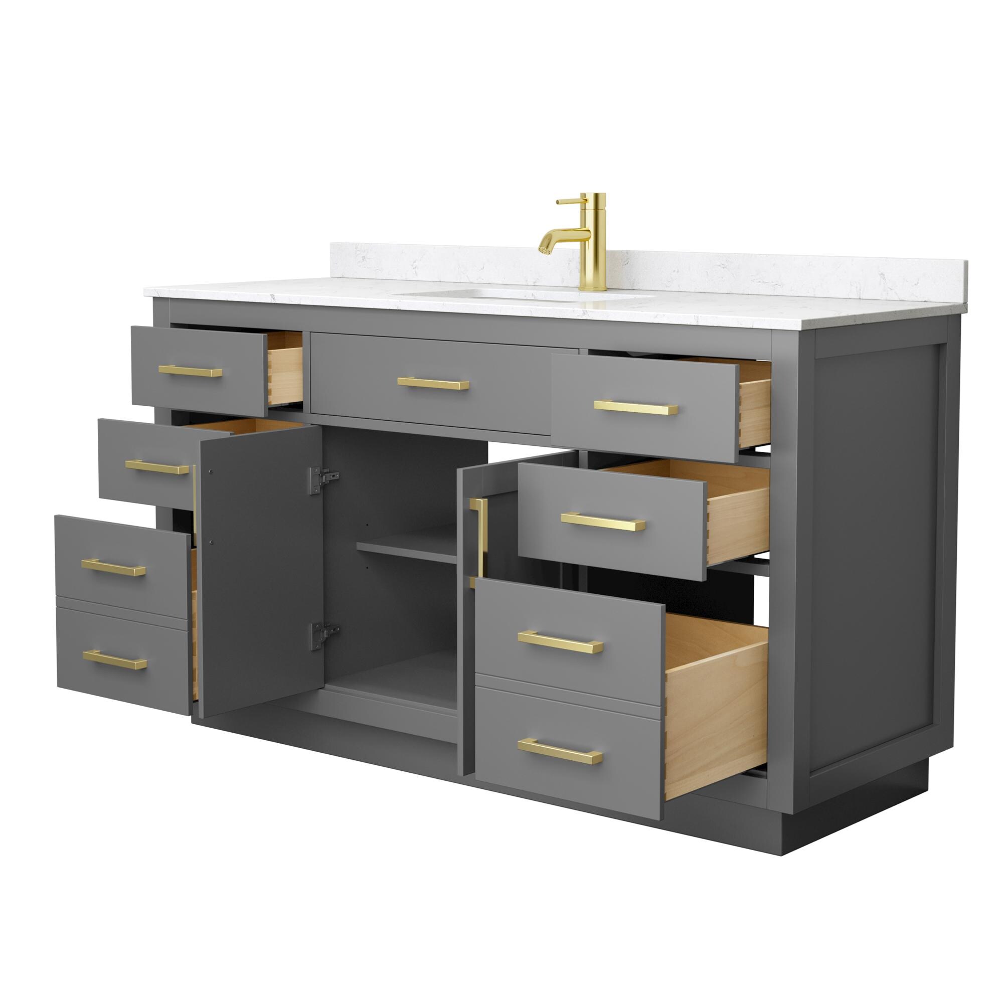Wyndham Collection WCG262660SGGCCUNSMXX Bath-Vanity-Combo - View #2