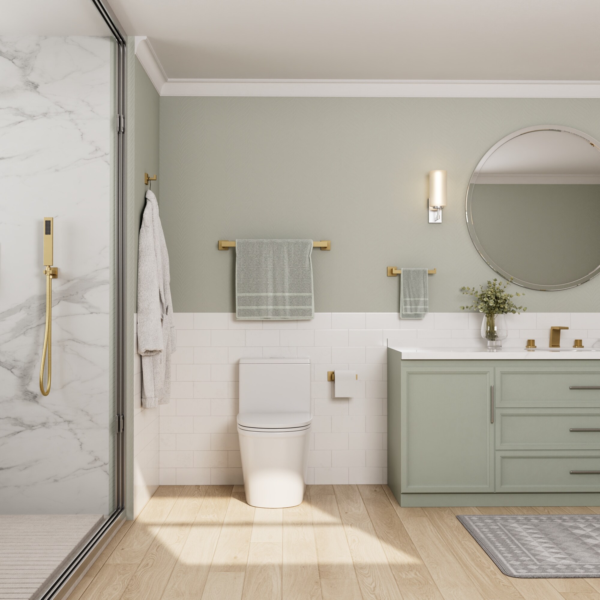 GRANDJOY SGF20GJ-01-BG Decorative-Bath-Hardware-Kits - View #3