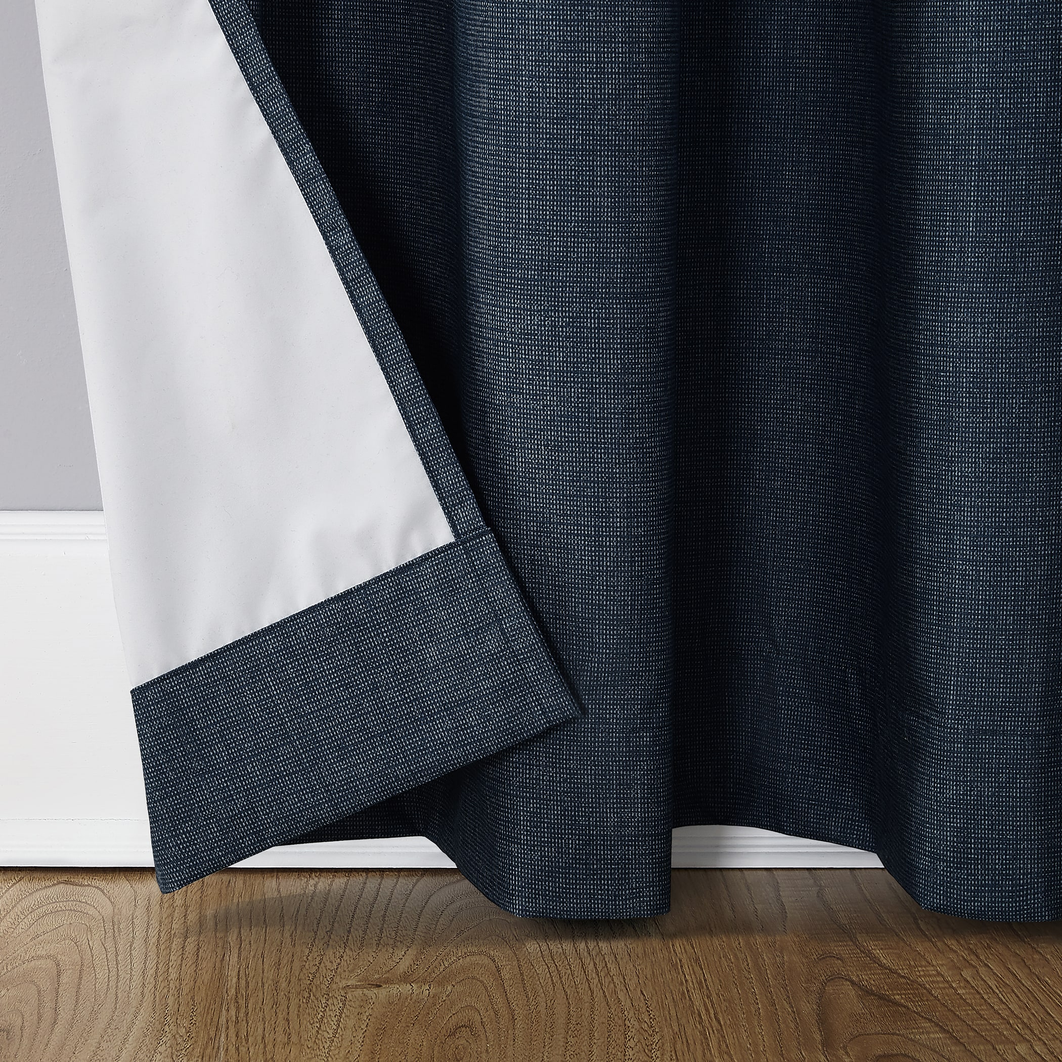 Indigo Thermal Insulated Blackout Grommet Curtain Panel 50"x95"