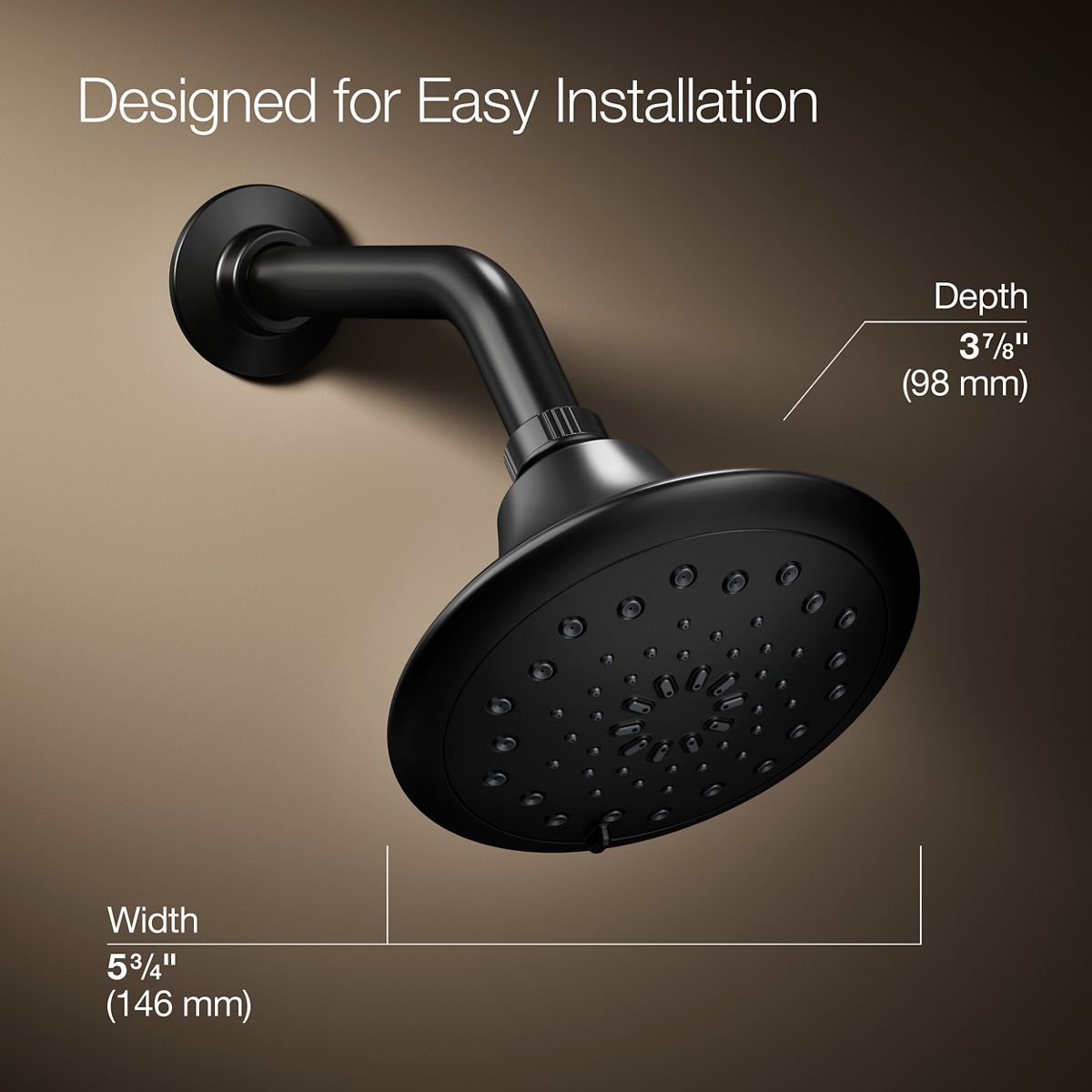 KOHLER R31299-G-BL Fixed-Showerhead - View #3