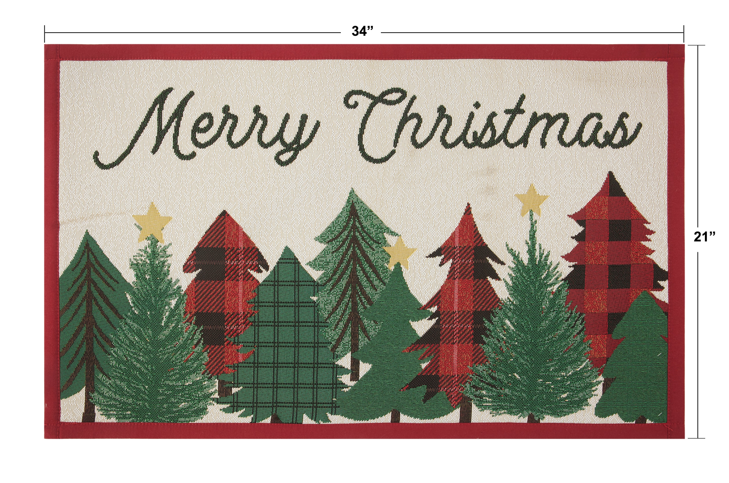 Holiday Living 2-ft x 3-ft Natural Rectangular Indoor Decorative Door Mat  in the Mats department at