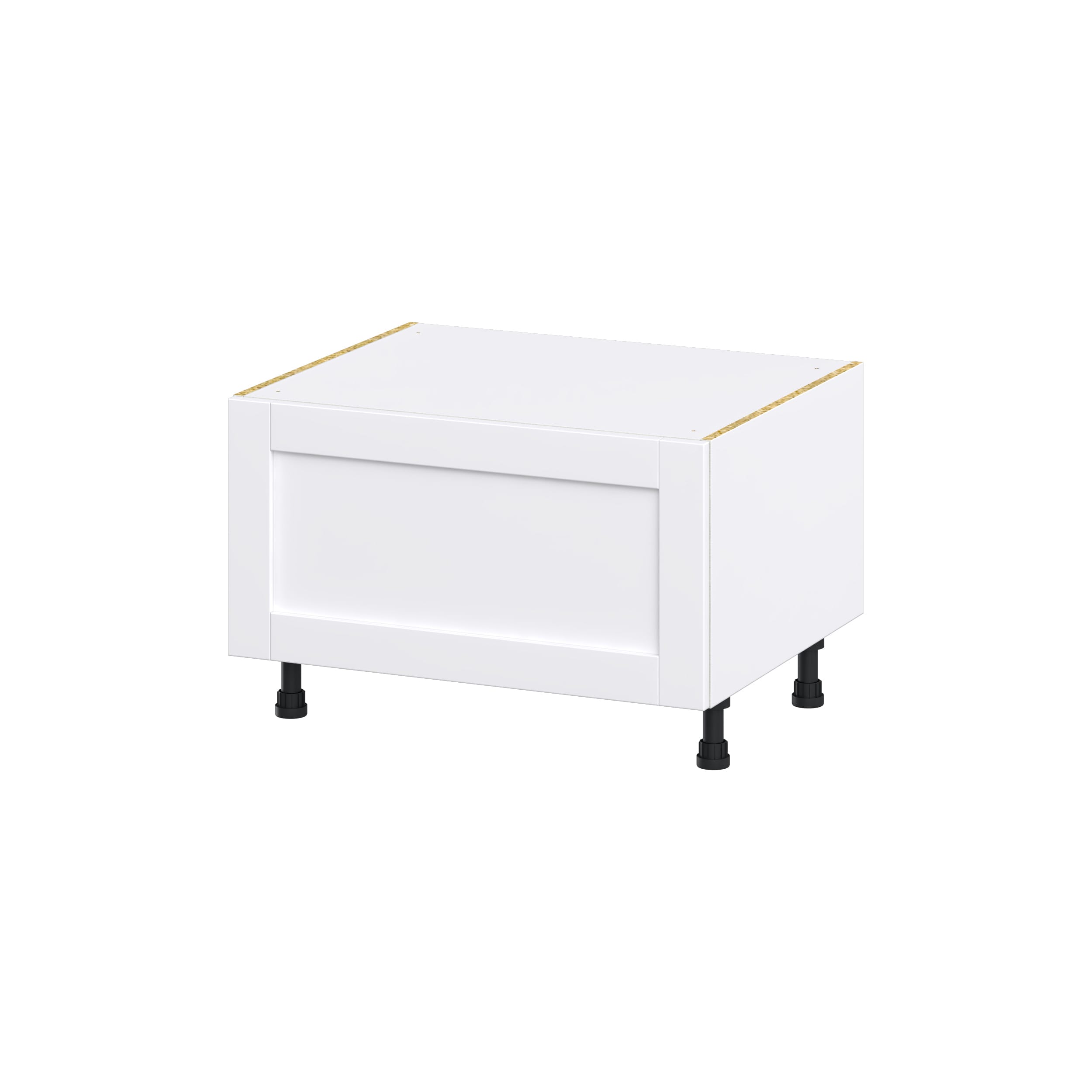 Hugo&Borg Rosemont 30-in W x 19.5-in H x 24-in D Glacier White 1-Drawer Base Fully Assembled Cabinet