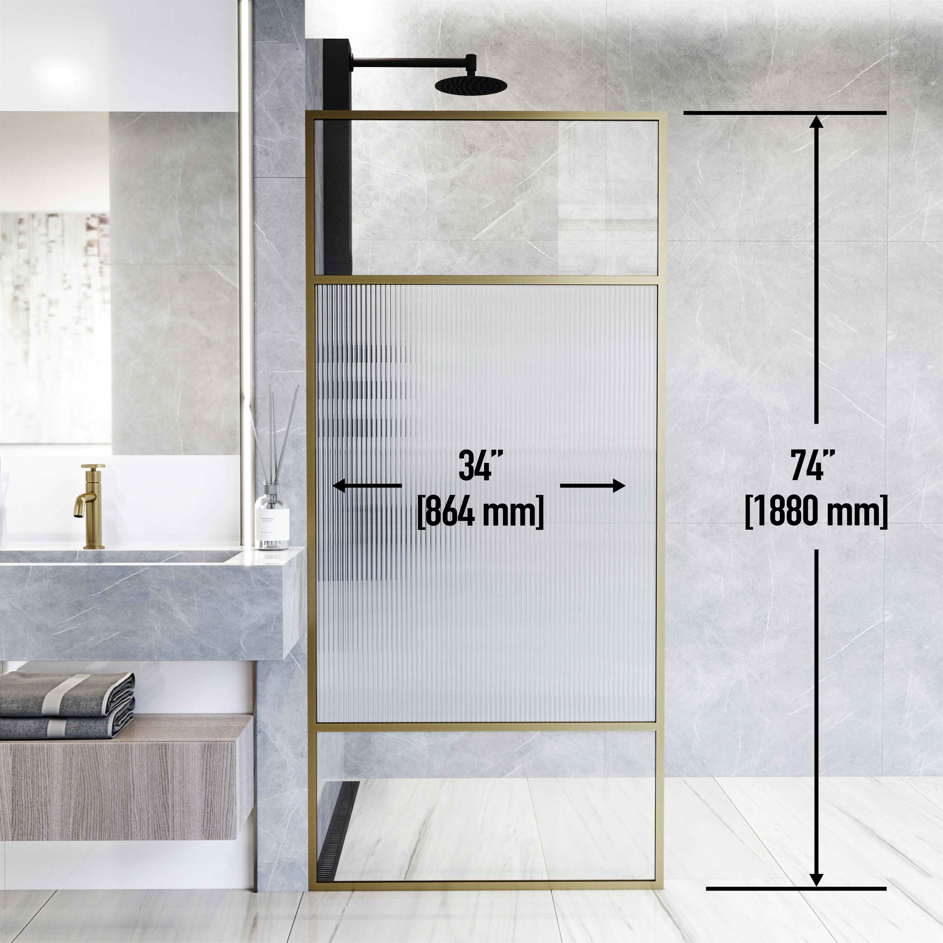 Metro Ultra Bathroom Shower Drain Protector - Gray/Silver