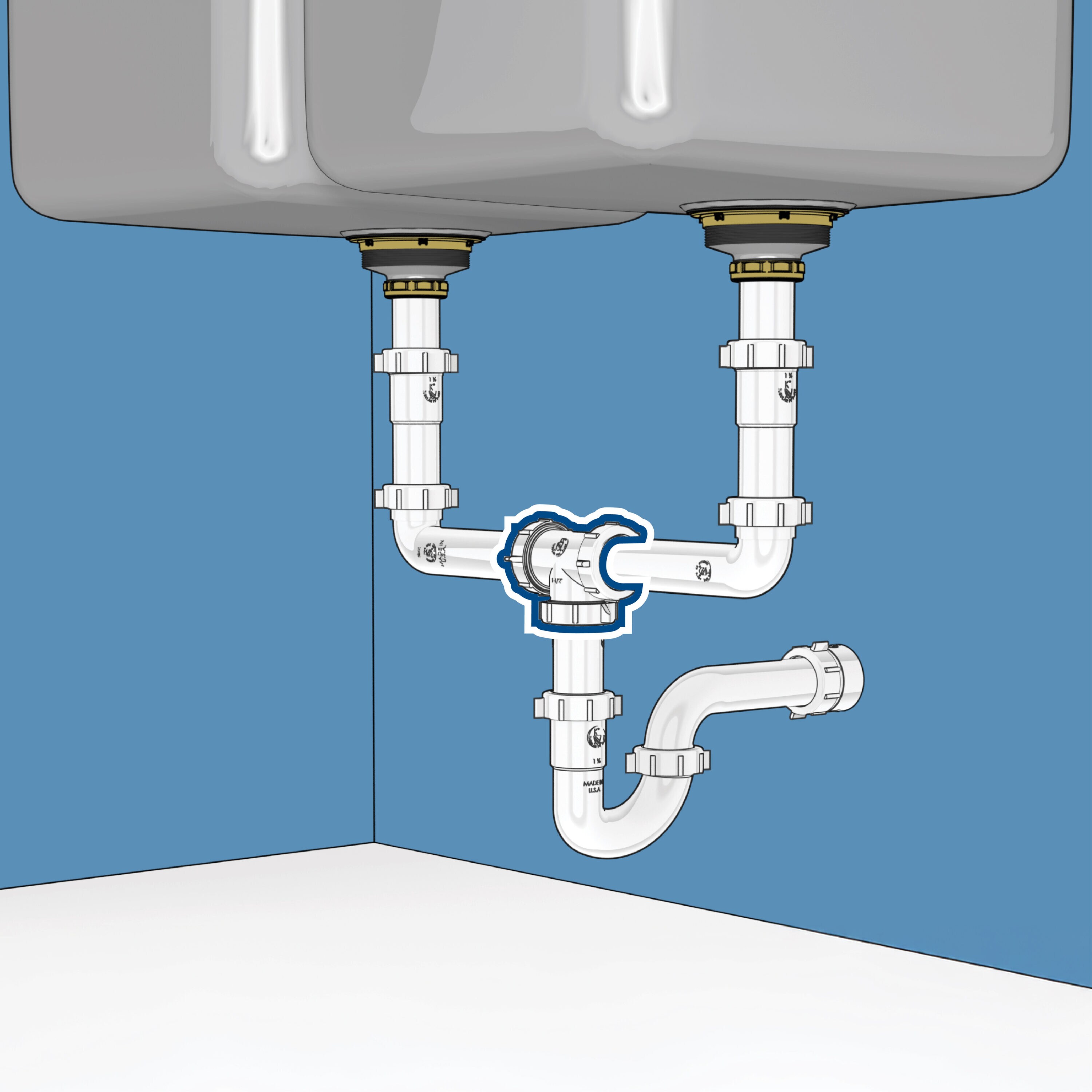 Dearborn 1000000645 Under-Sink-Tubular-Drainage - View #5