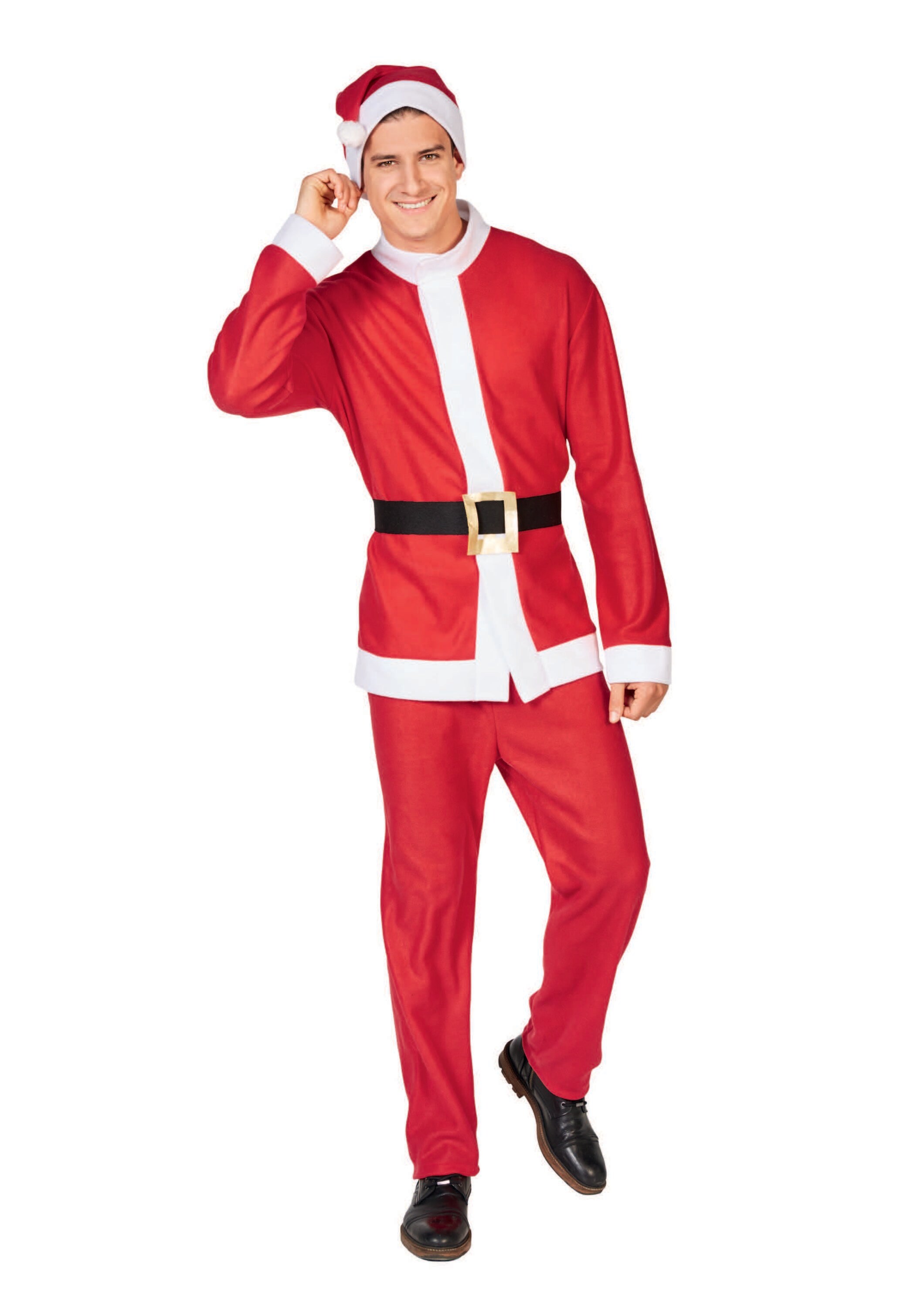 sejle brochure fest Northlight Men's Red and White Santa Claus Christmas Costume Set - Plus Size  in the Christmas Costumes department at Lowes.com
