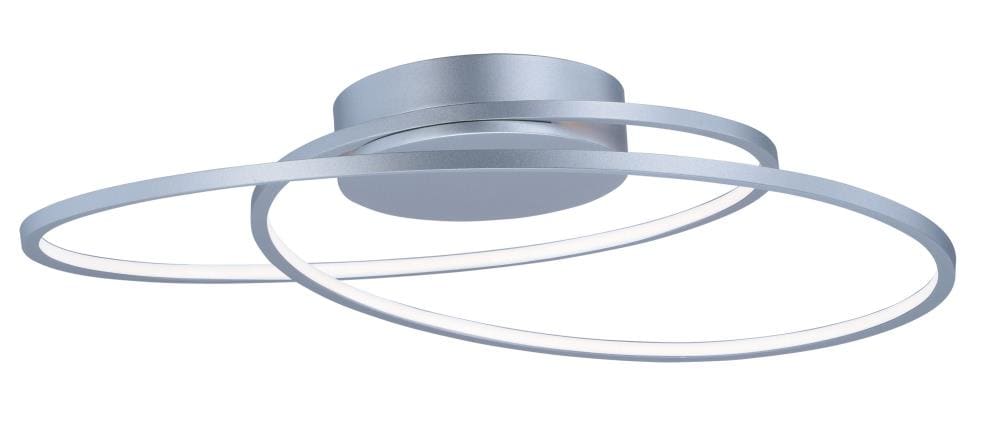 ET2 E21322-MS Cycle 1-Light Matte Steel LED Flush Mount Light