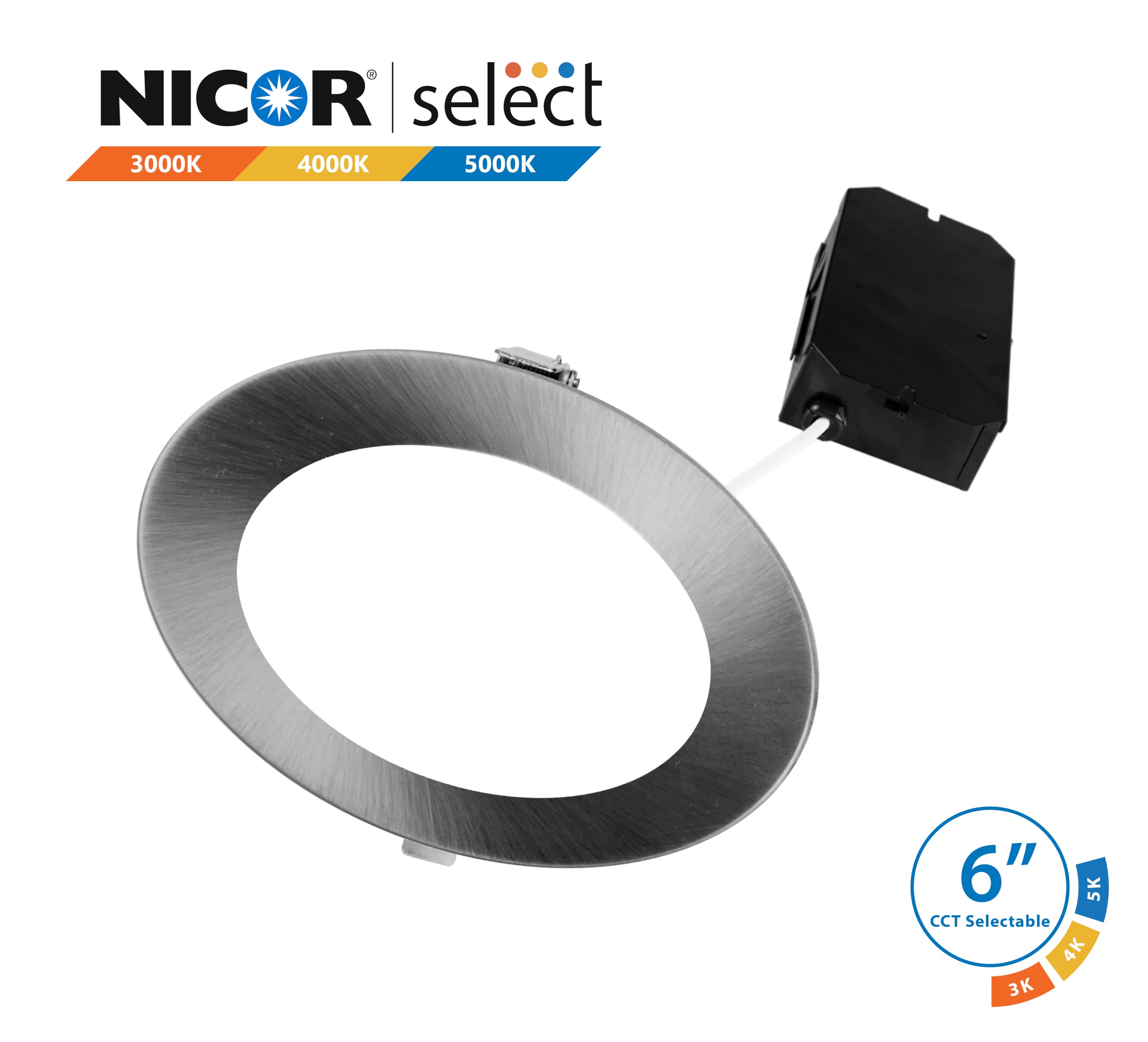 Nicor Lighting DLE63120SRDNK Led-Retrofit-Downlight - View #2