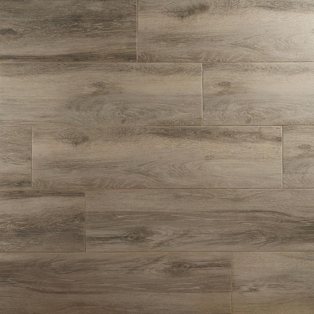 Artmore Tile Blackthorn 6-Pack Olive 9-in x 36-in Matte Porcelain Wood ...