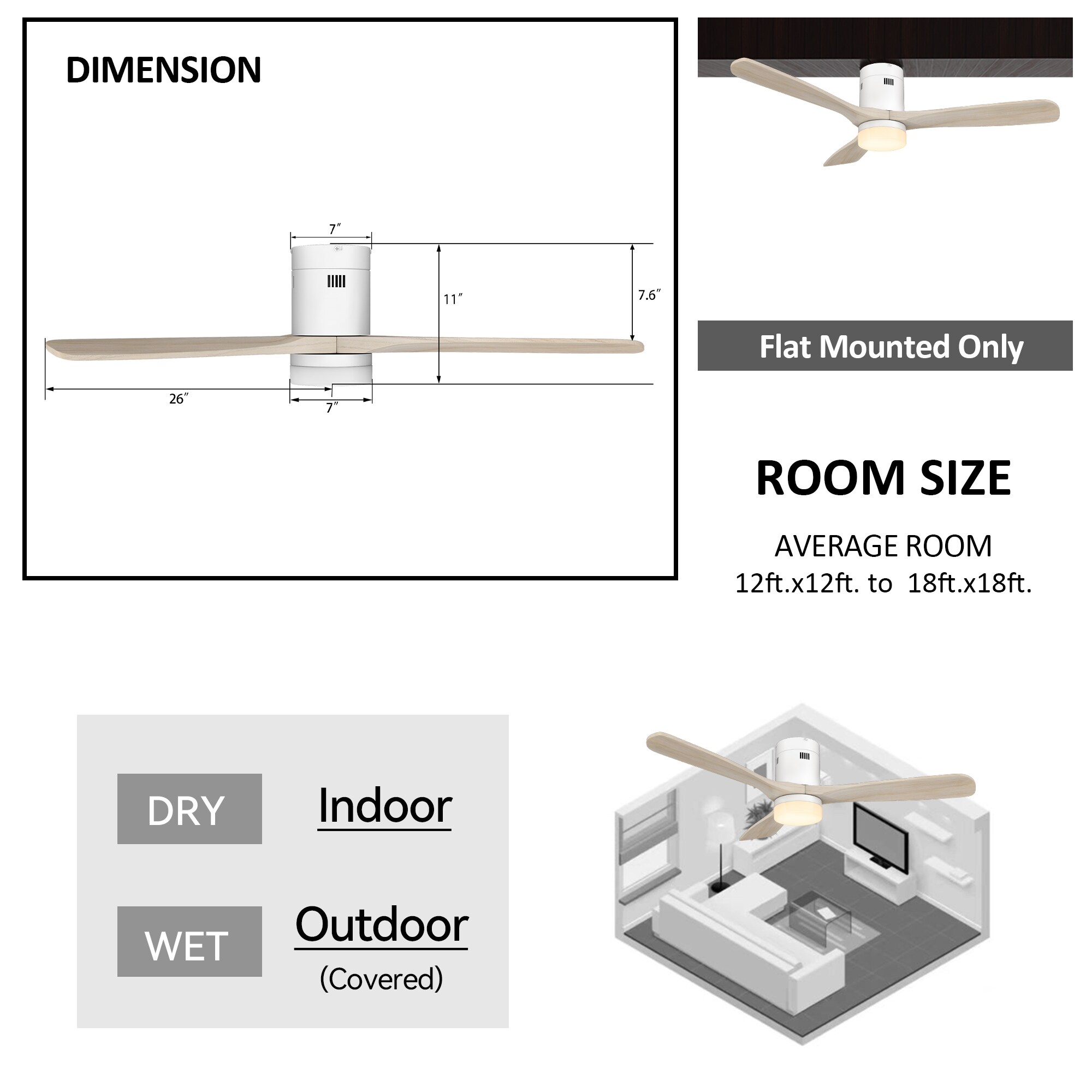 CARRO USA LS523P3-L12-WM1-1-FM Ceiling-Fans - View #9