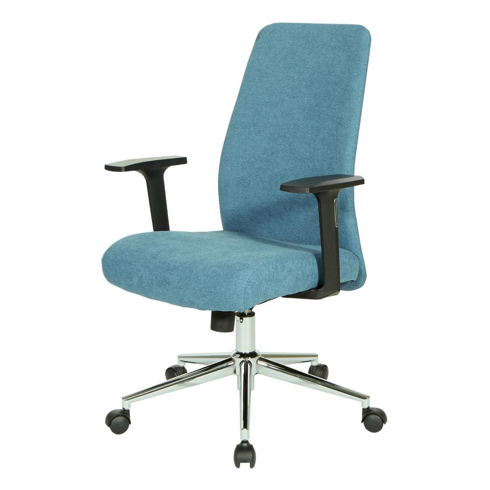 Sky blue desk online chair