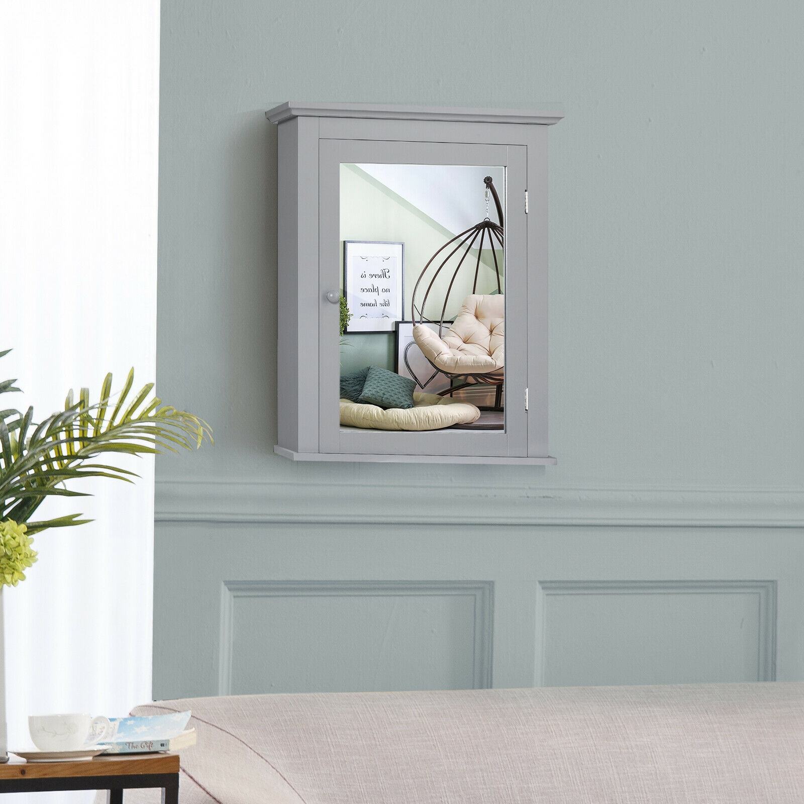 WELLFOR OUZ59321GR Bathroom-Medicine-Cabinets - View #6