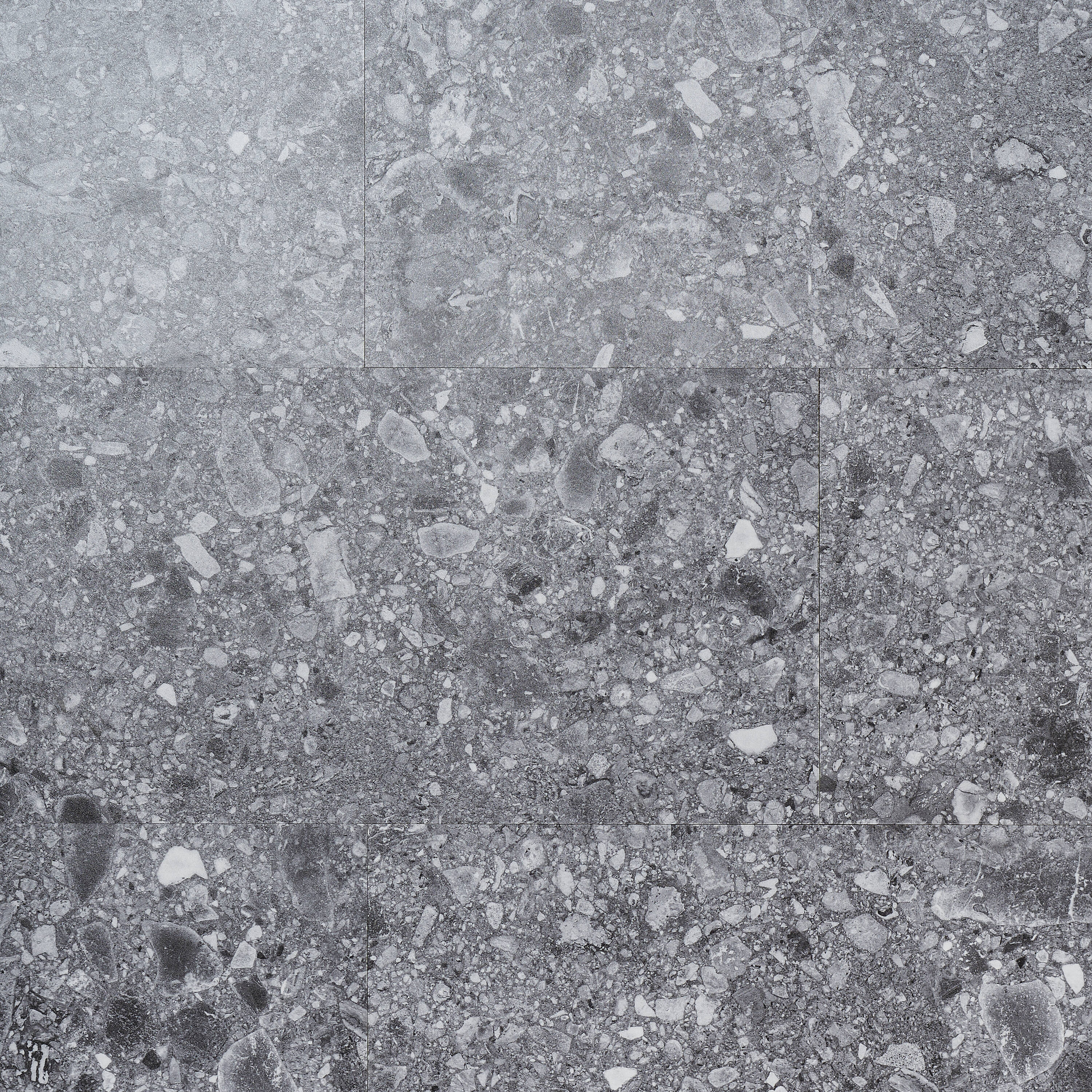 Artmore Tile EXT3RD109249 Charcoal Black Black Stone look 12-mil x 12-in W x 24-in L Waterproof and Water Resistant Glue down Luxury Vinyl Tile Flooring ( 40-sq ft Carton )