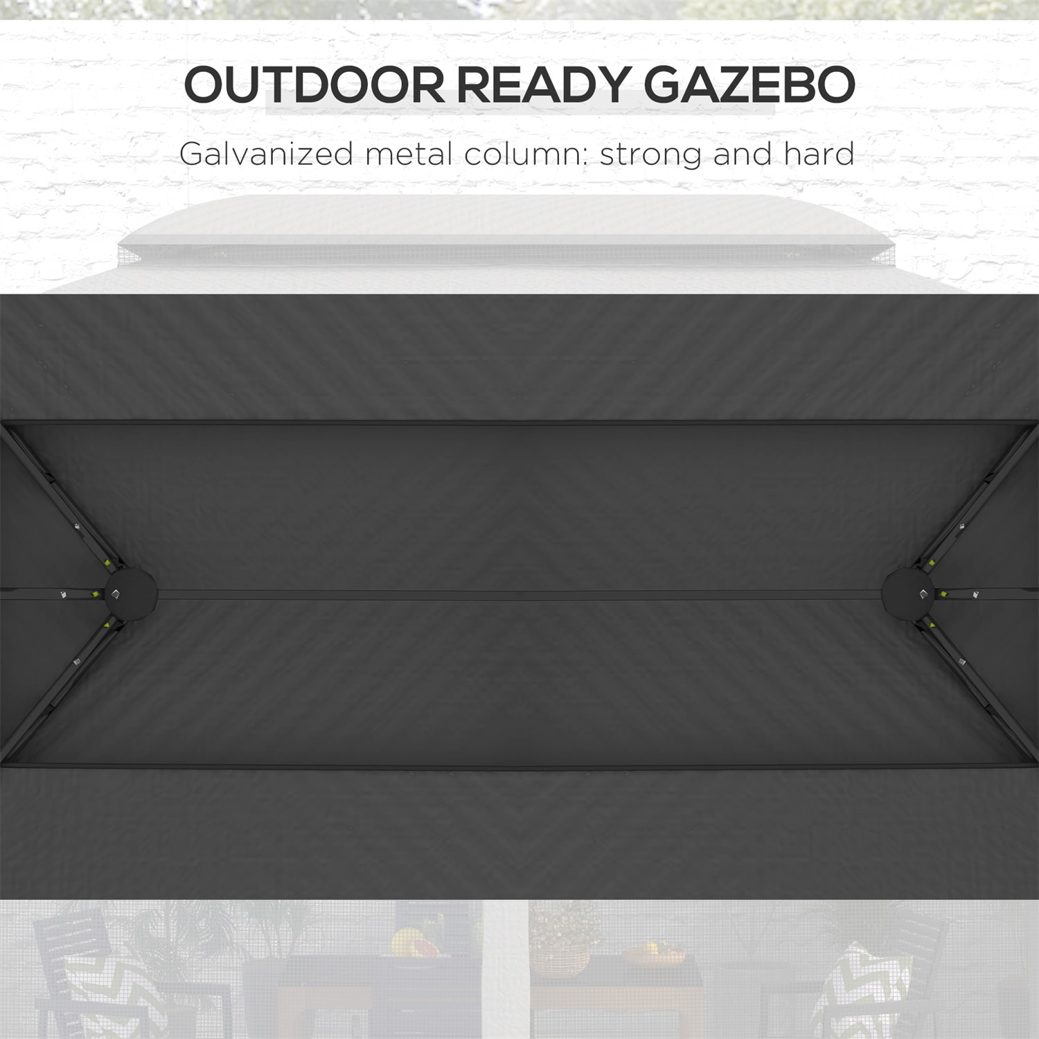 BABOOM BOM-P174240-OR Wood-Resin-Gazebos - View #5