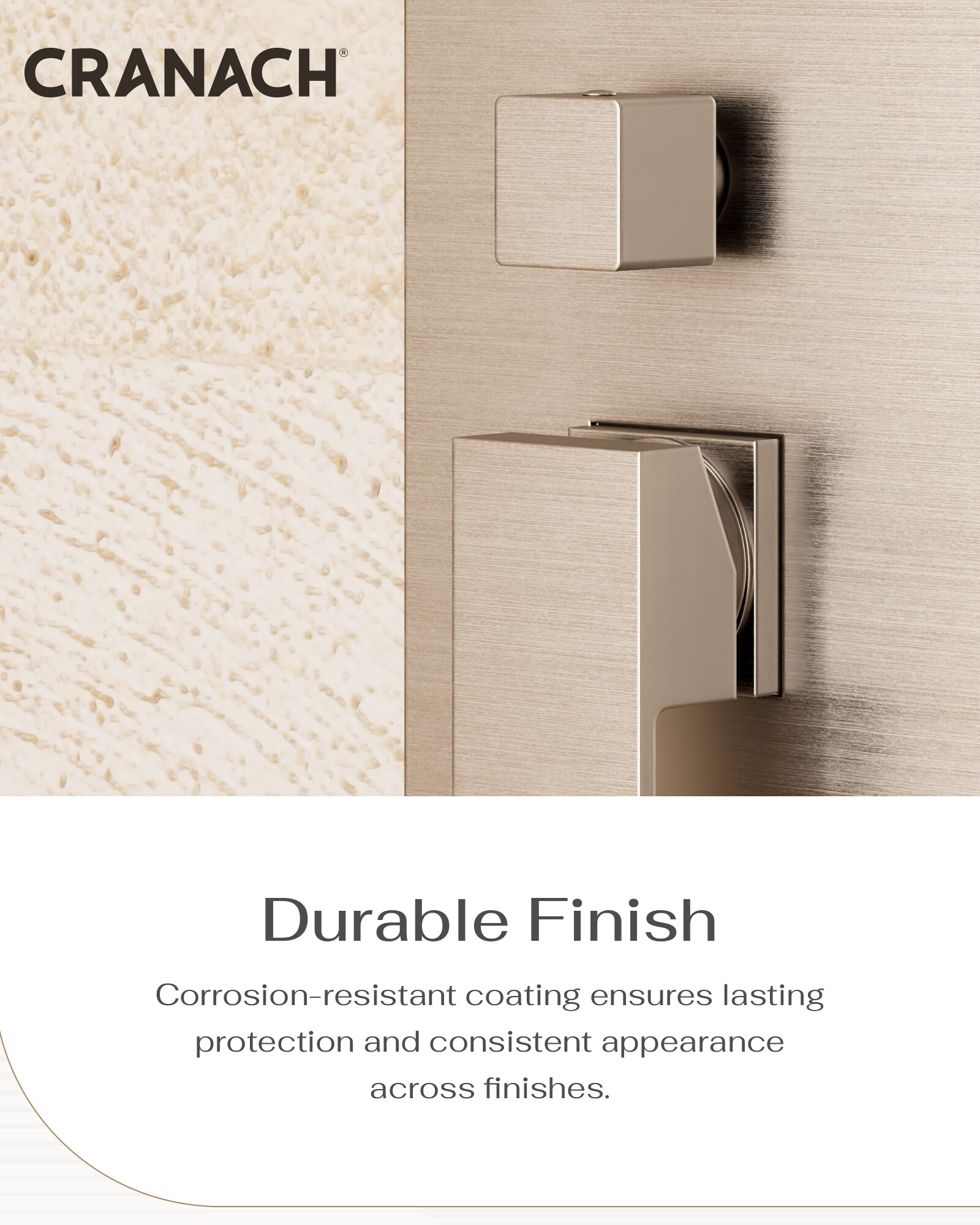 CRANACH C04.CR02.BN Showerhead-Bar-Panels - View #6